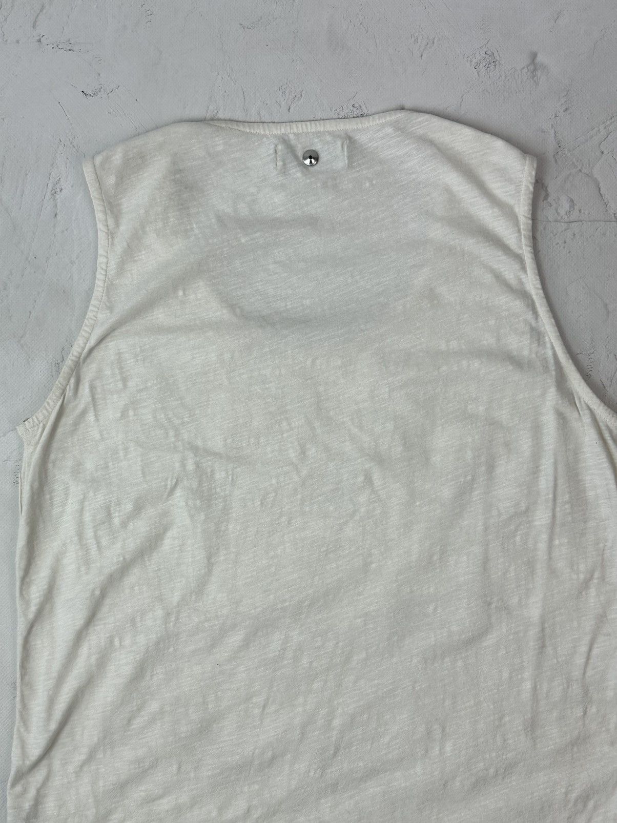 Diesel Vintage Diesel Stars Ivory Sleeveless Top Size L / US 10 / IT 46 - 8 Thumbnail