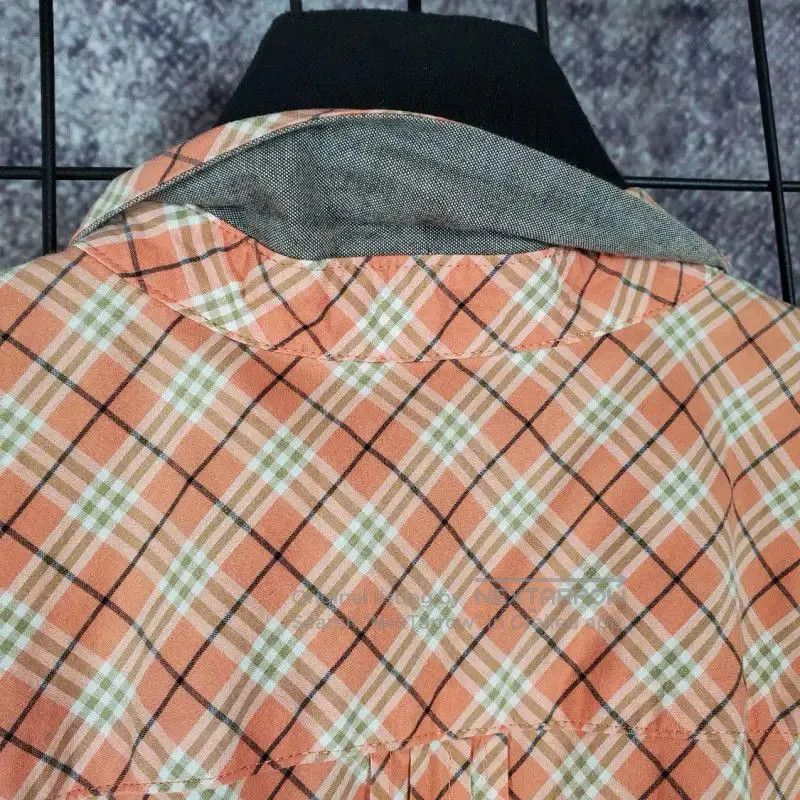 Burberry Burberry Summer Orange Pink Short Sleeve Shirt. Size M / US 6-8 / IT 42-44 - 8 Thumbnail