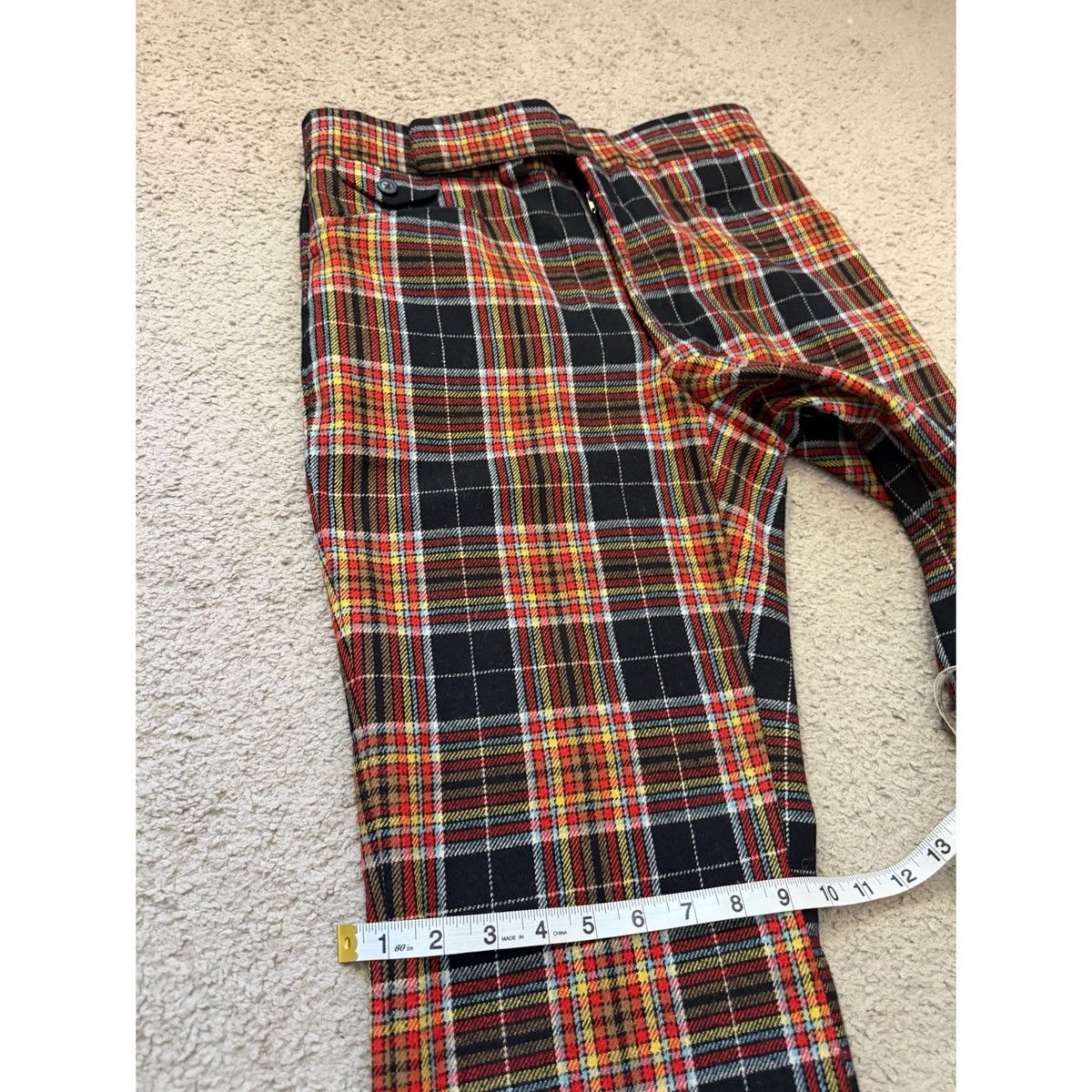 Vintage VINTAGE PLAID FLARE PANTS Size US 32 / EU 48 - 16 Thumbnail