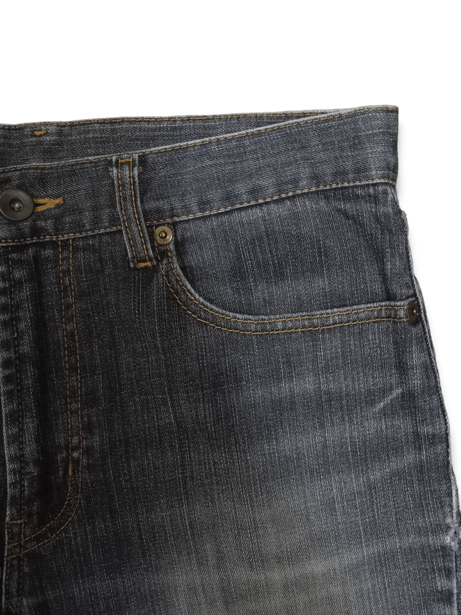 Japanese Brand × Uniqlo Vintage Japanese Uniqlo Distressed Flare Jeans 30x29 Size US 30 / EU 46 - 5 Thumbnail