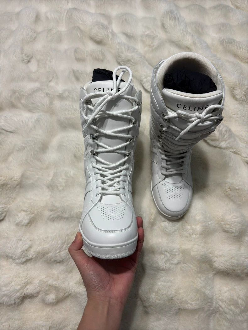 Celine Celine 21fw show lace-up boots Size US 7 / EU 40 - 4 Thumbnail