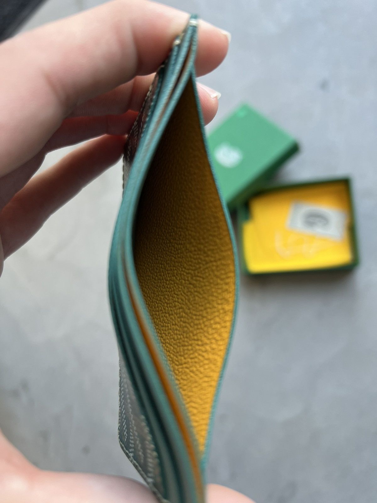 Goyard Goyard Green Card Holder Size ONE SIZE - 6 Thumbnail