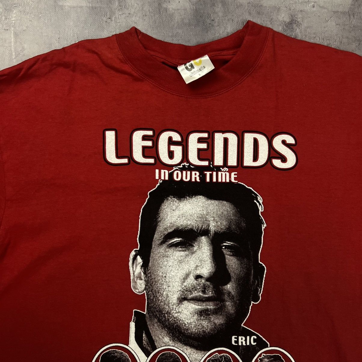 Other Rare! Eric Cantona Legends In Our Time Ronaldo 7 Jersey 90s Size US L / EU 52-54 / 3 - 5 Thumbnail