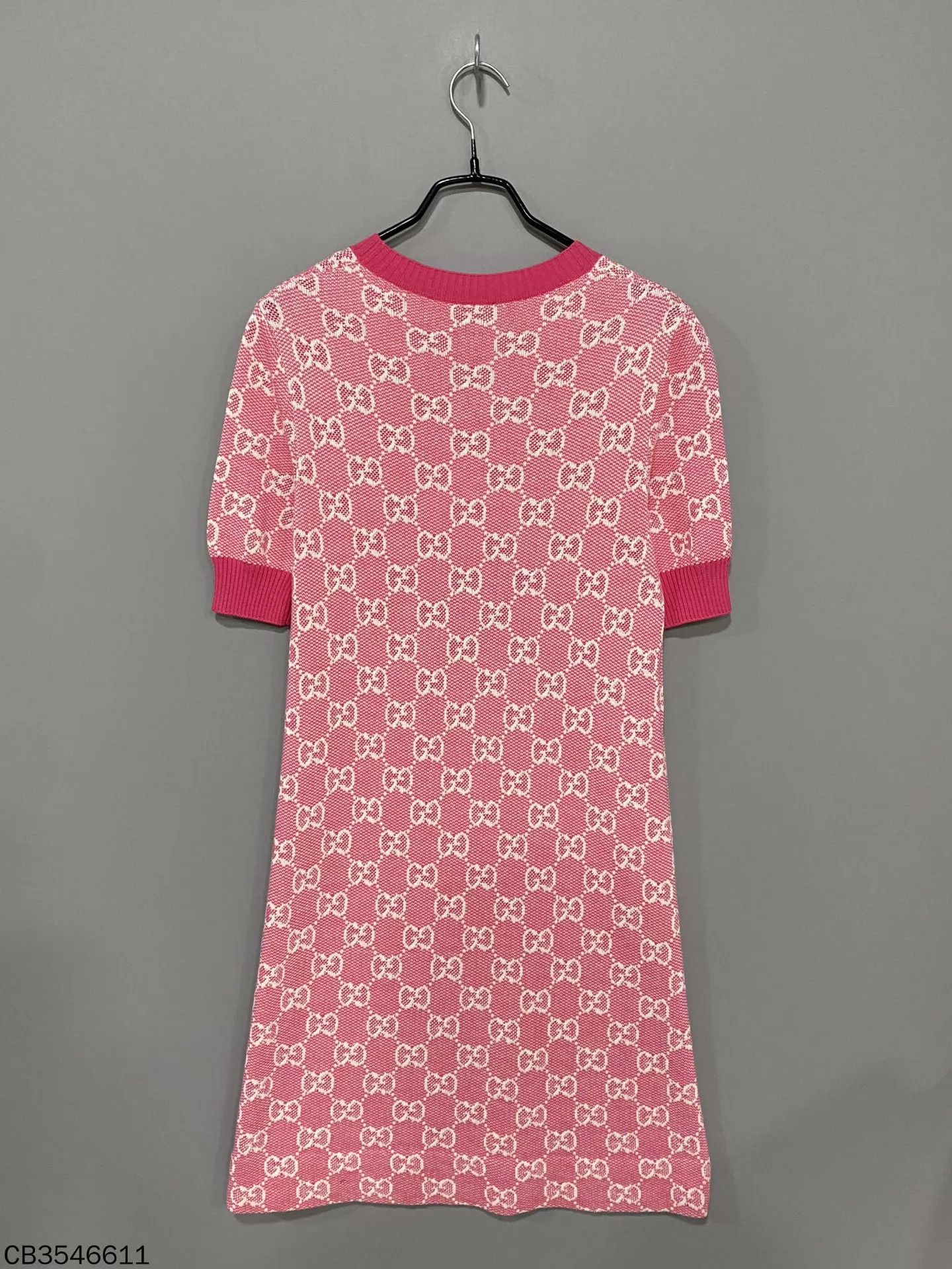 Gucci GUCCI pink all over logo XS dress Size XS / US 0-2 / IT 36-38 - 3 Thumbnail