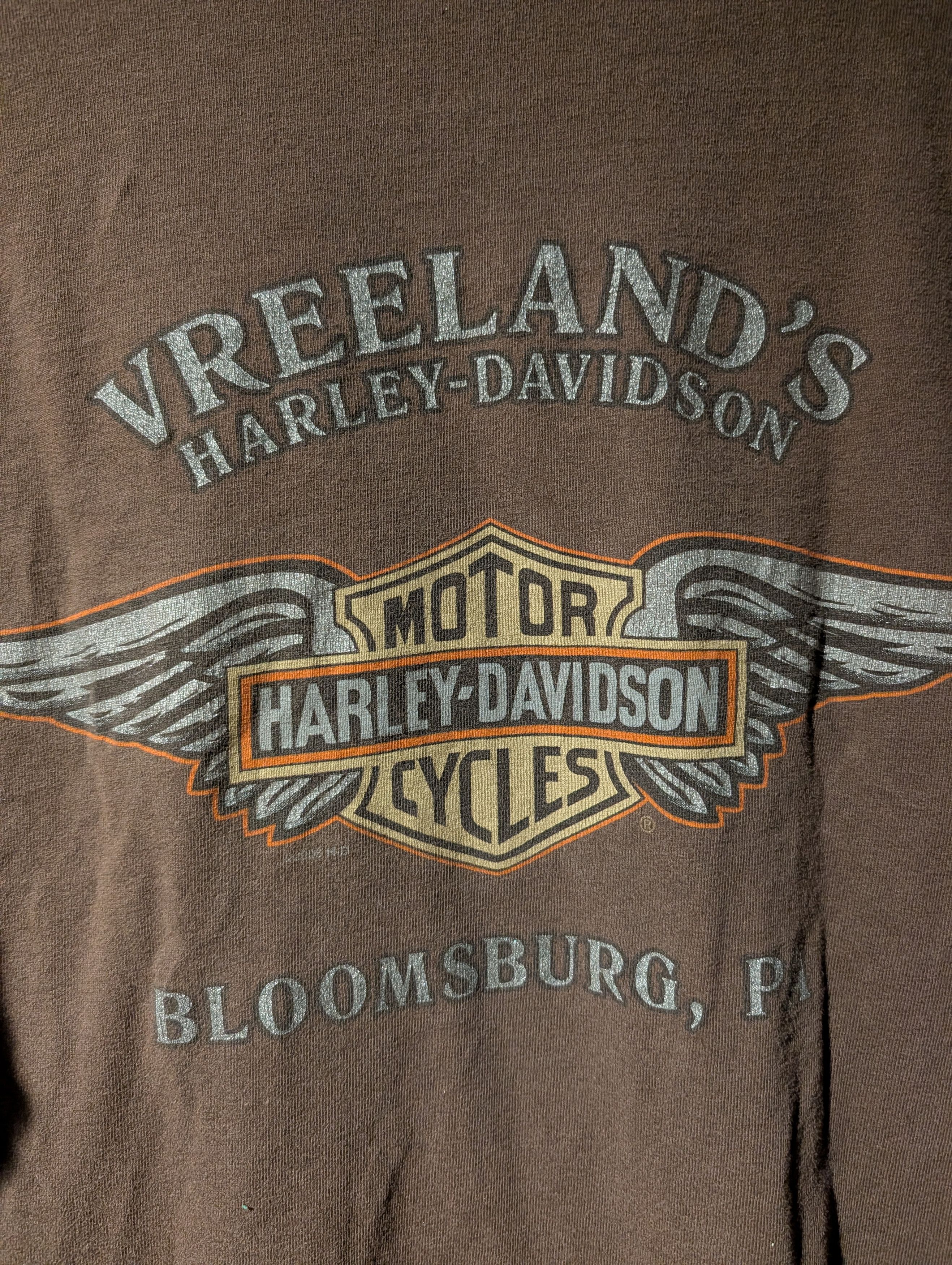 Harley Davidson Vintage 2005 Harley Davidson Motorcycle Flames Long-Sleeve Size US M / EU 48-50 / 2 - 8 Thumbnail