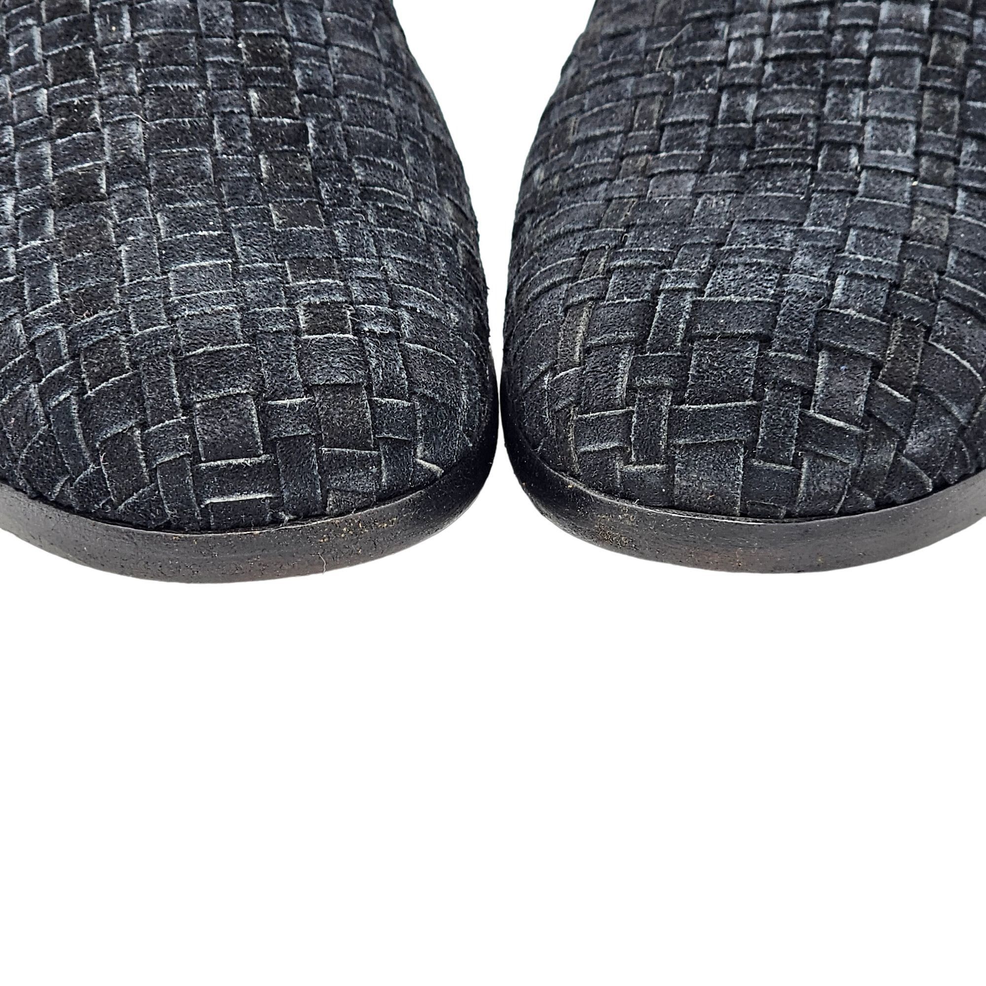 Bragano × Cole Haan Vintage Bragano Italy Woven Black Suede Dress Shoes Mens 7.5 Size US 7.5 / EU 40-41 - 9 Thumbnail