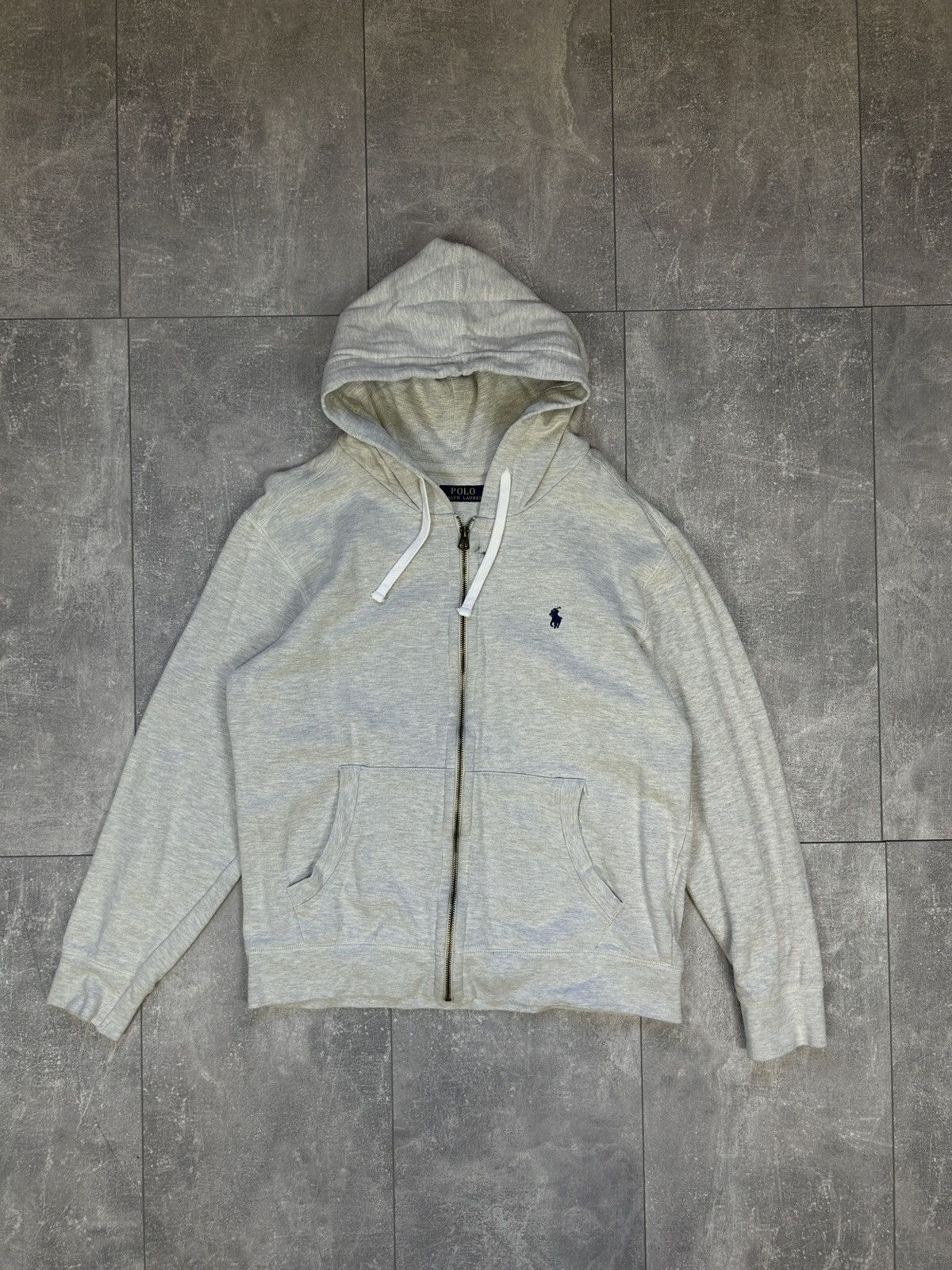 Polo Ralph Lauren Mens Vintage Polo Ralph Lauren Zip Hoodie y2k streetwear Size US L / EU 52-54 / 3 - 1 Thumbnail