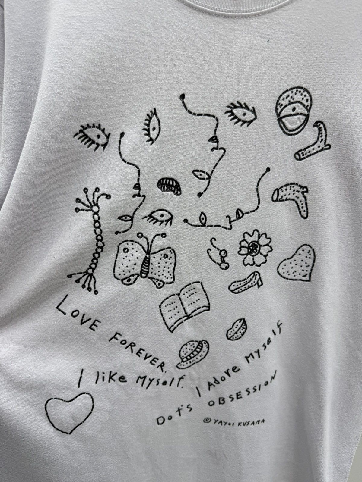 Japanese Brand Yayoi Kusama 2008 Art Short Sleeve T-Shirt Tee Size US L / EU 52-54 / 3 - 4 Thumbnail