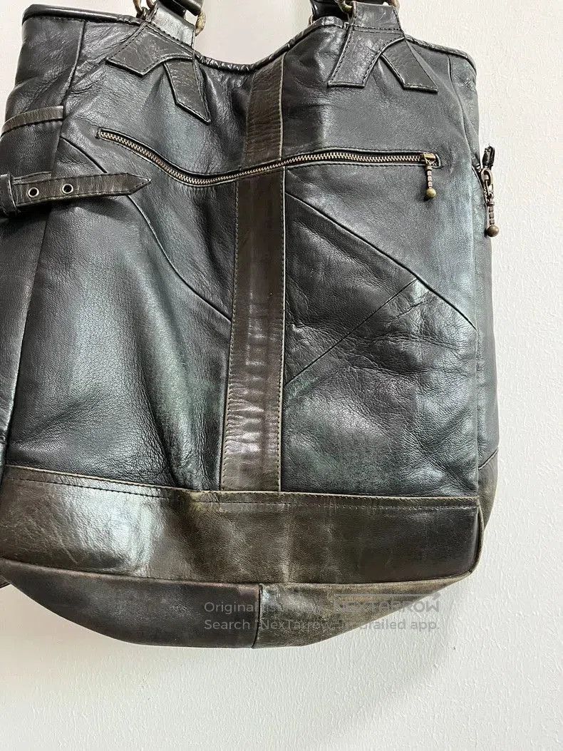 KMRii kmrii Leather Tote Bag with Zipper. Size ONE SIZE - 5 Thumbnail