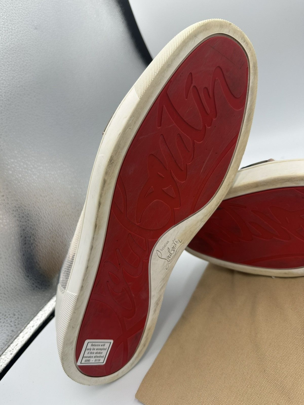 Christian Louboutin Christian Louboutin High Top Sneakers Size US 13 / EU 46 - 21 Thumbnail