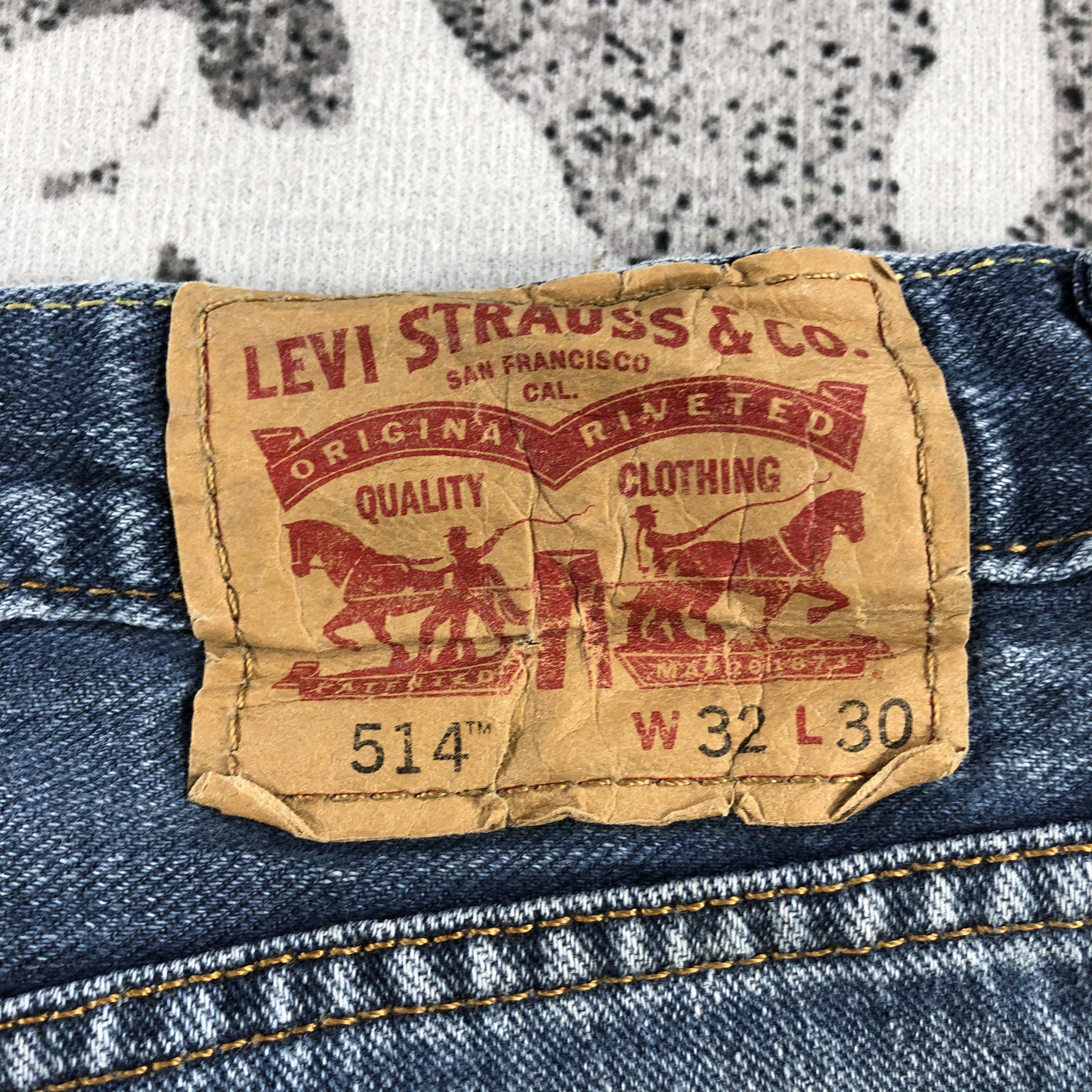 Levi's Vintage Levi's 514 Jeans Blue Wash Denim KJ1025 Size US 32 / EU 48 - 5 Thumbnail