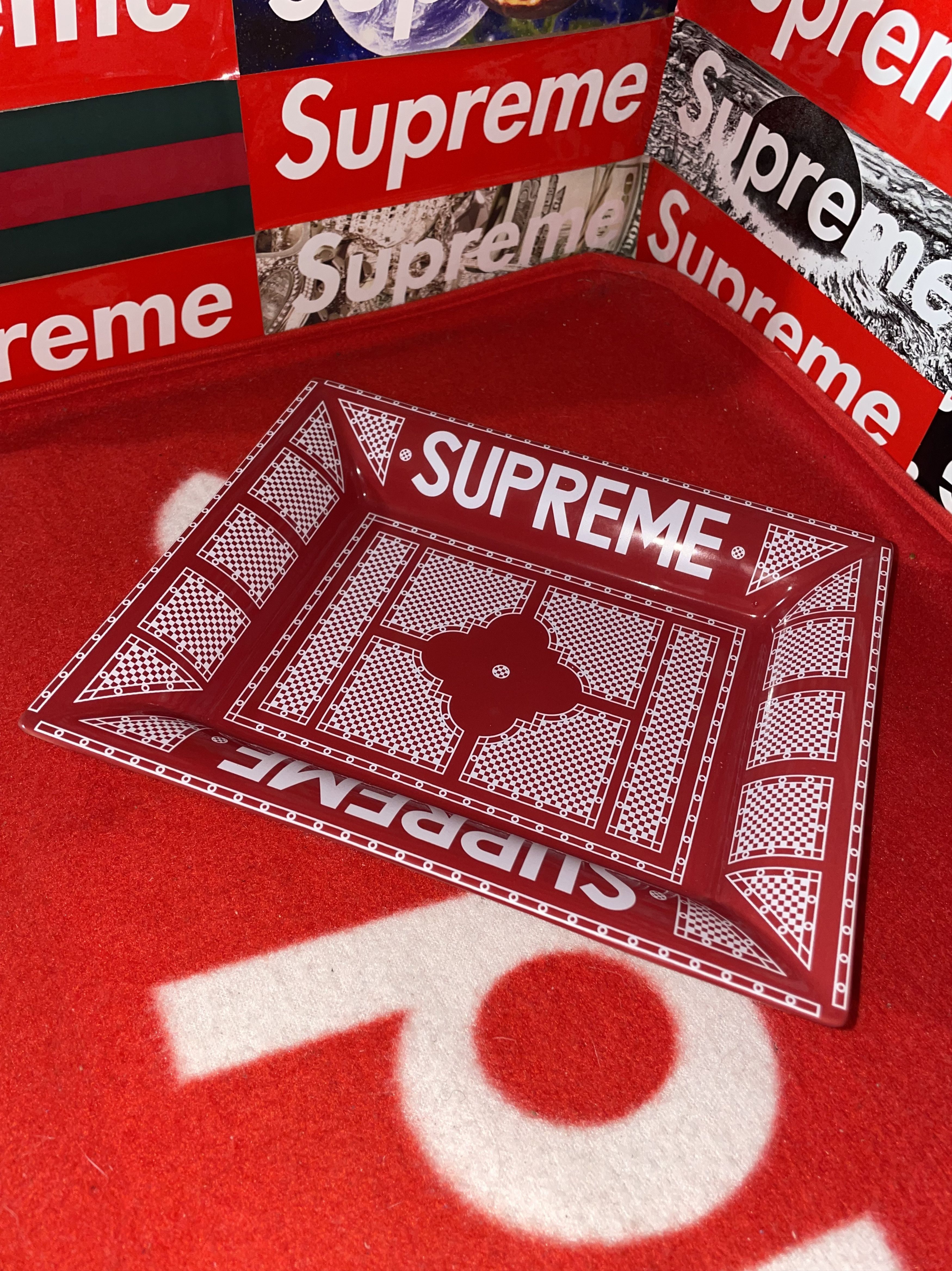Supreme Supreme Ceramic Ashtray SS12 Hermes Motif Plate NEW Size ONE SIZE - 2 Thumbnail