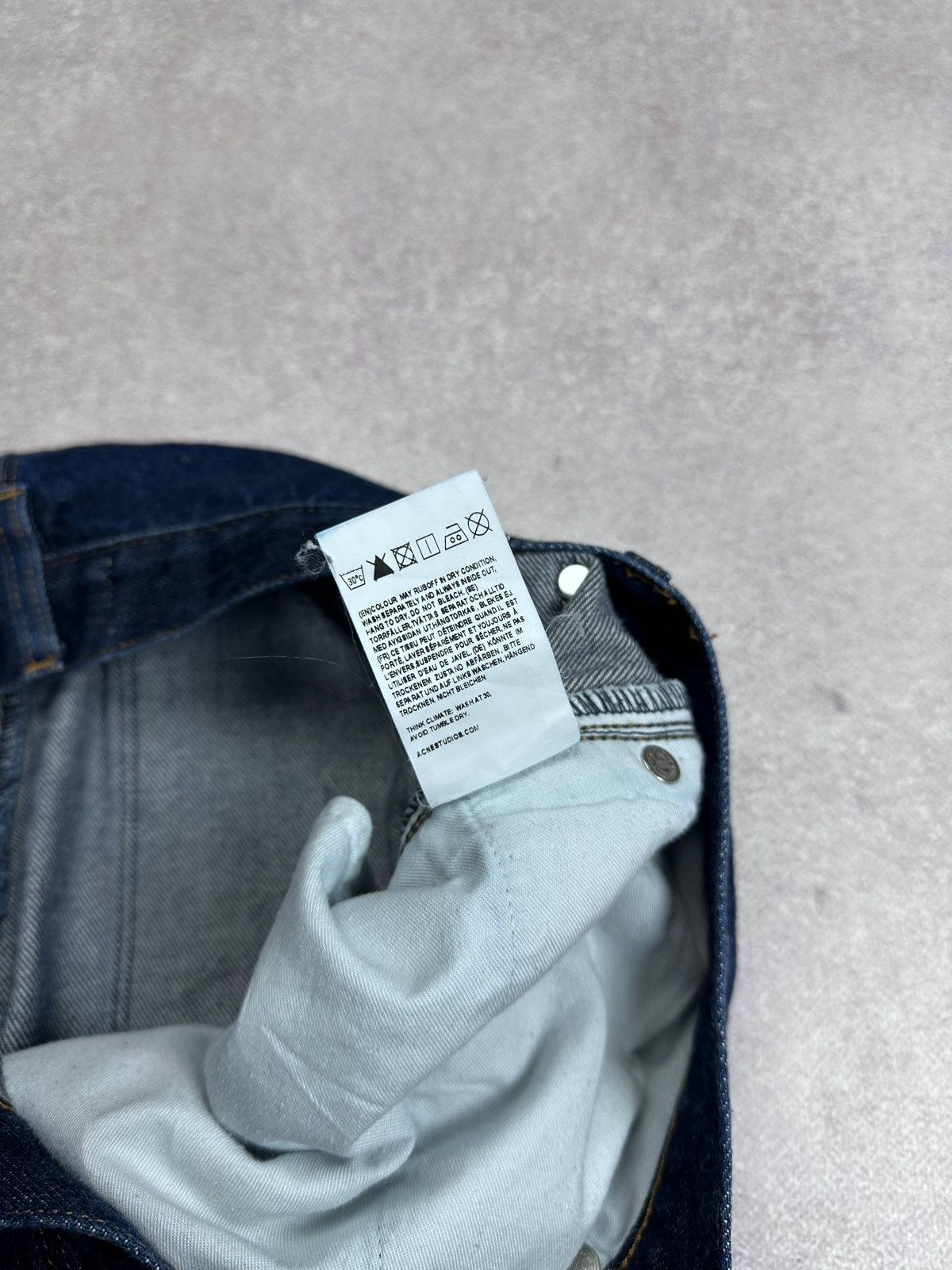 Acne Studios Acne Studios Max Raw Baggy Jeans 34 Size US 34 / EU 50 - 8 Thumbnail