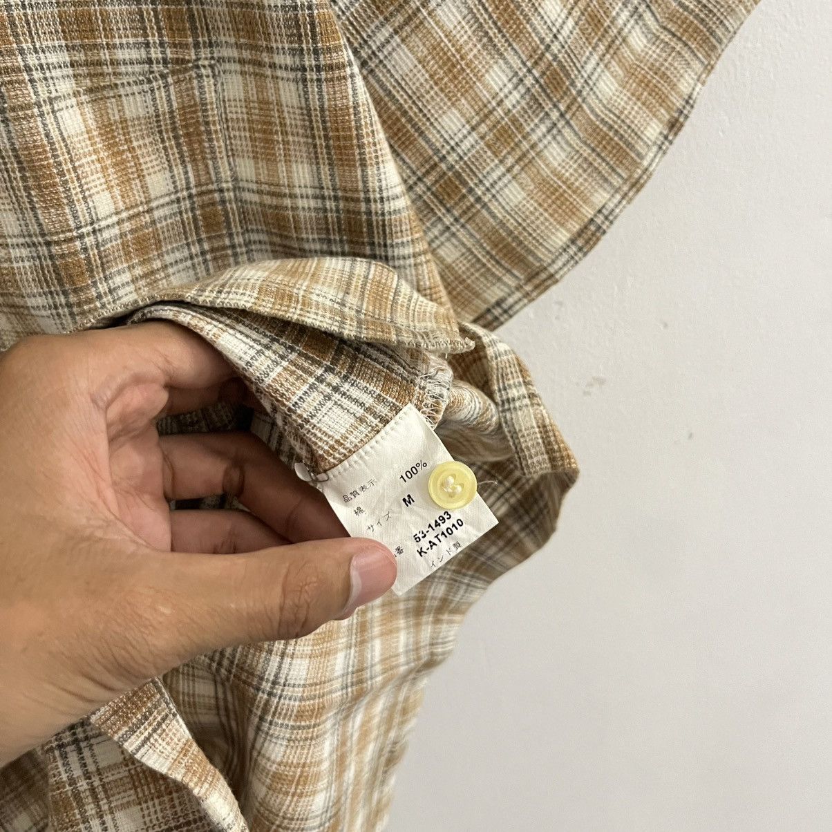 Japanese Brand Mrklove And Nature Plaid Button Up Shirt Size US M / EU 48-50 / 2 - 4 Thumbnail