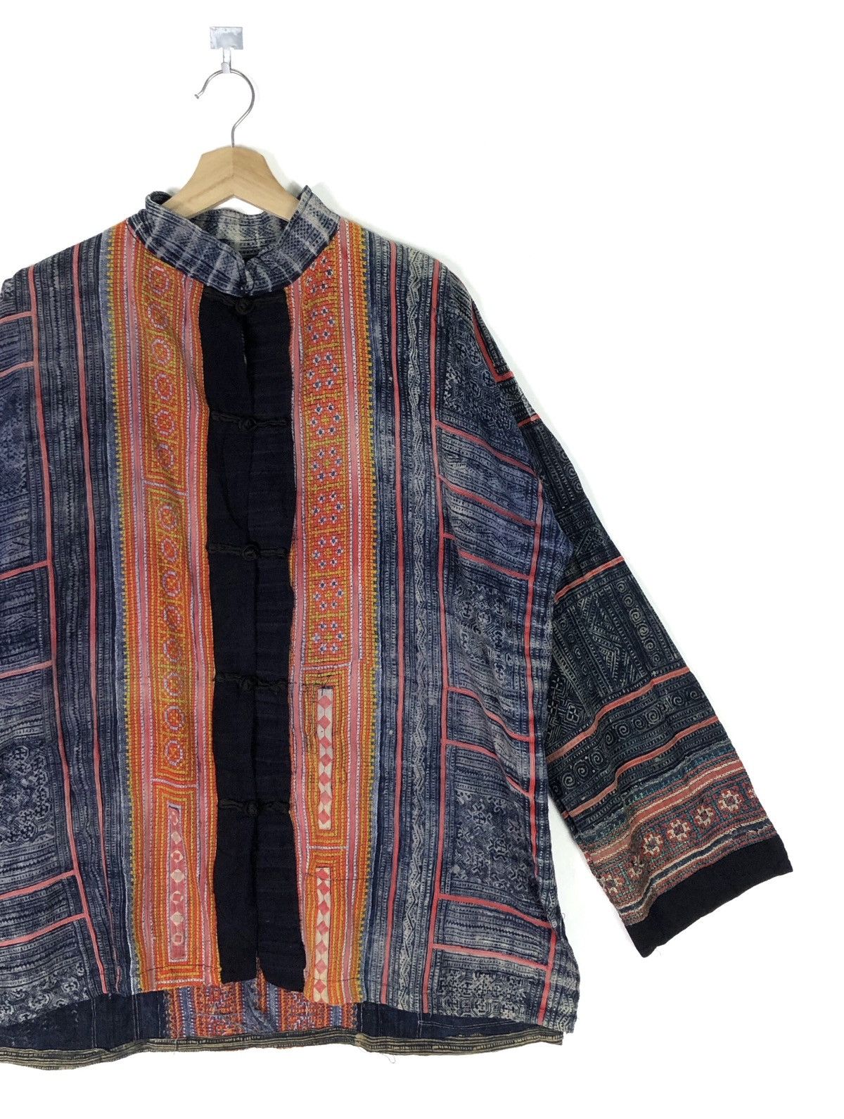 VINTAGE BOHO STYLE EMBROIDERY PATCHWORK HANDMADE JACKET