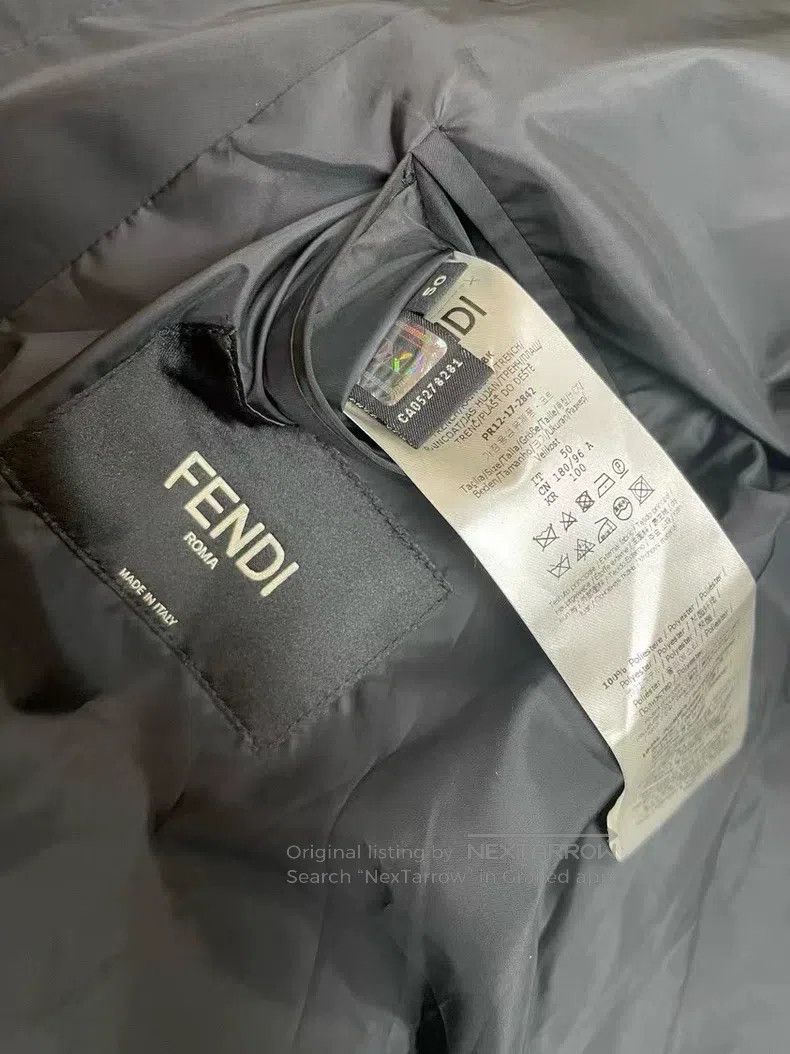 Fendi Fendi Embroidered logo windbreaker Size US M / EU 48-50 / 2 - 5 Thumbnail