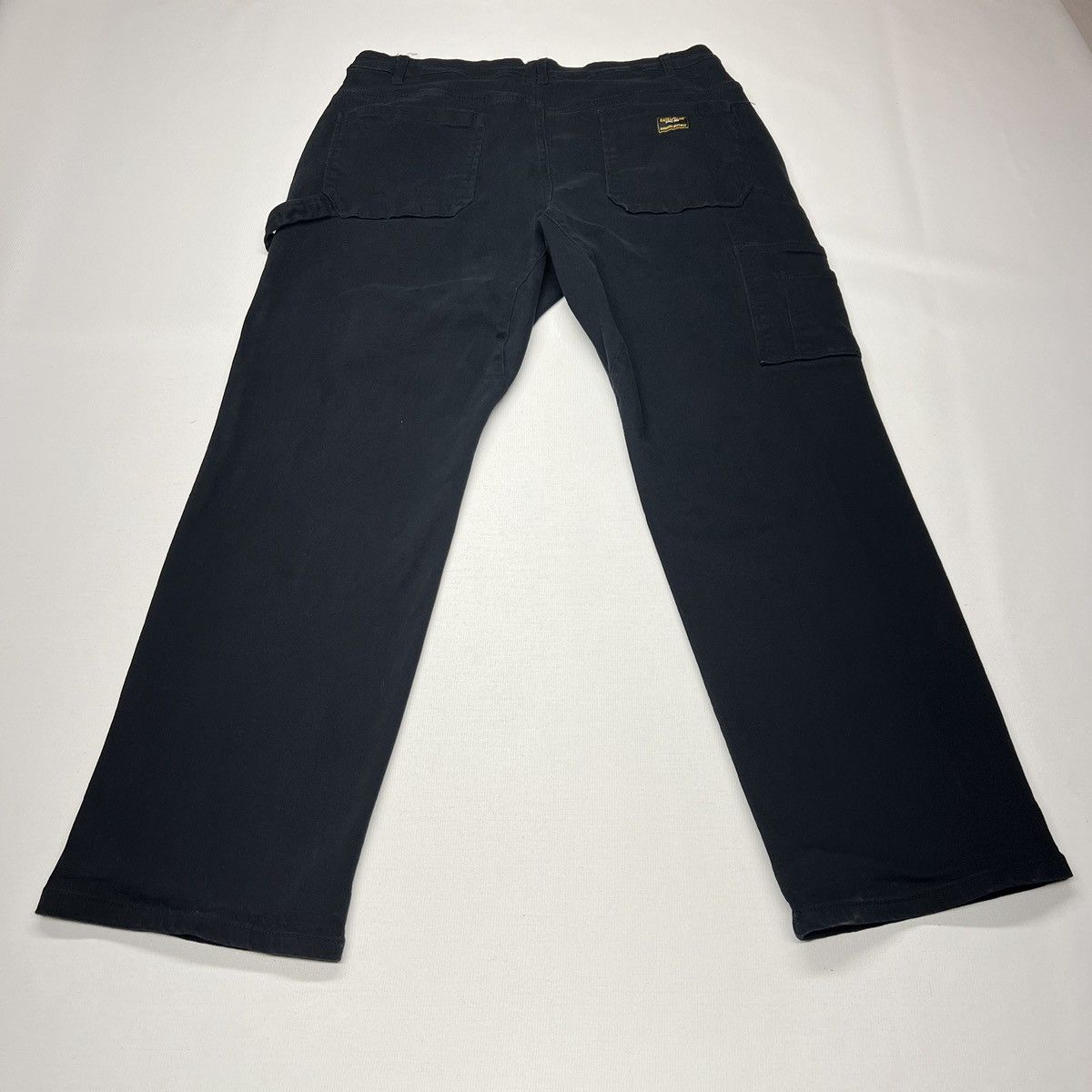 Caterpillar Cat Caterpillar Pants Black Carpenter Double Knee Workwear Size US 36 / EU 52 - 17 Thumbnail