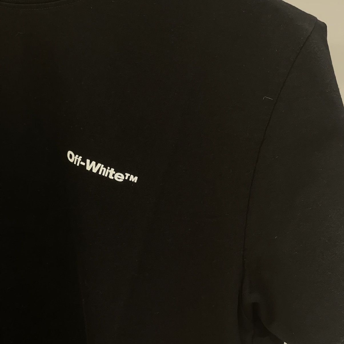 Off-White Off-White Wave Outline Diagonal T-Shirt Size US S / EU 44-46 / 1 - 2 Thumbnail