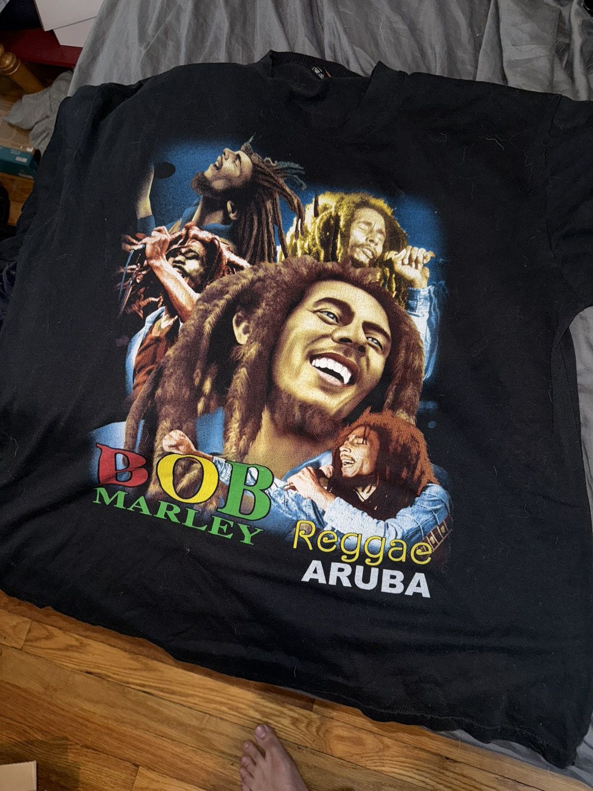 Vintage Vintage Bob Marley tee Size US XL / EU 56 / 4 - 1 Thumbnail