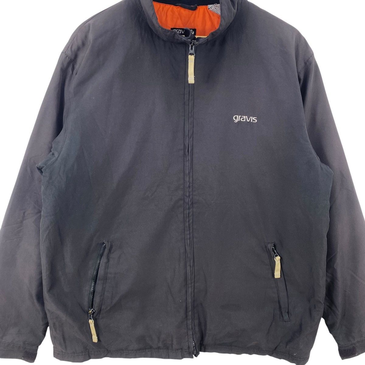 Gravis Vintage GRAVIS Full Zip Padded Jacket OrQuilted Lining Size US L / EU 52-54 / 3 - 6 Thumbnail