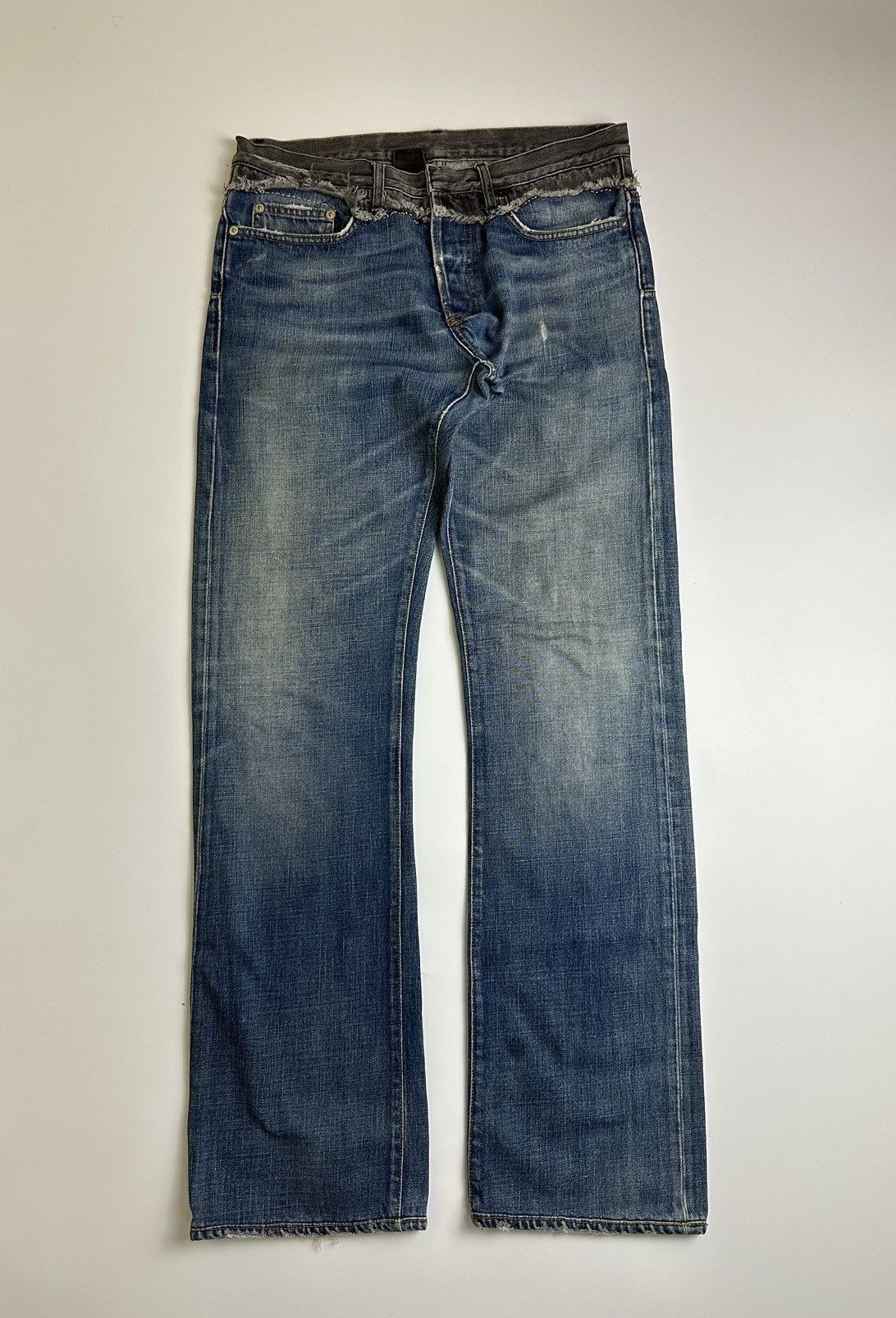 Dior × Hedi Slimane AW06 Dior X Hedi slimane Cummerbund Jeans | Grailed