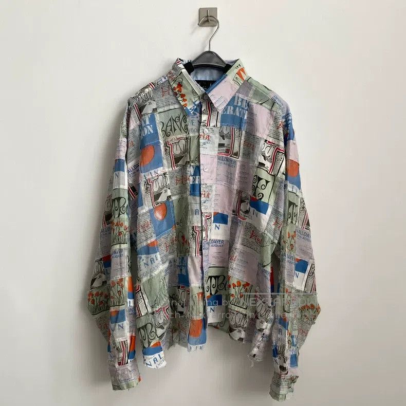 Martine Rose Martine Rose Poster Shirt Size US M / EU 48-50 / 2 - 1 Thumbnail