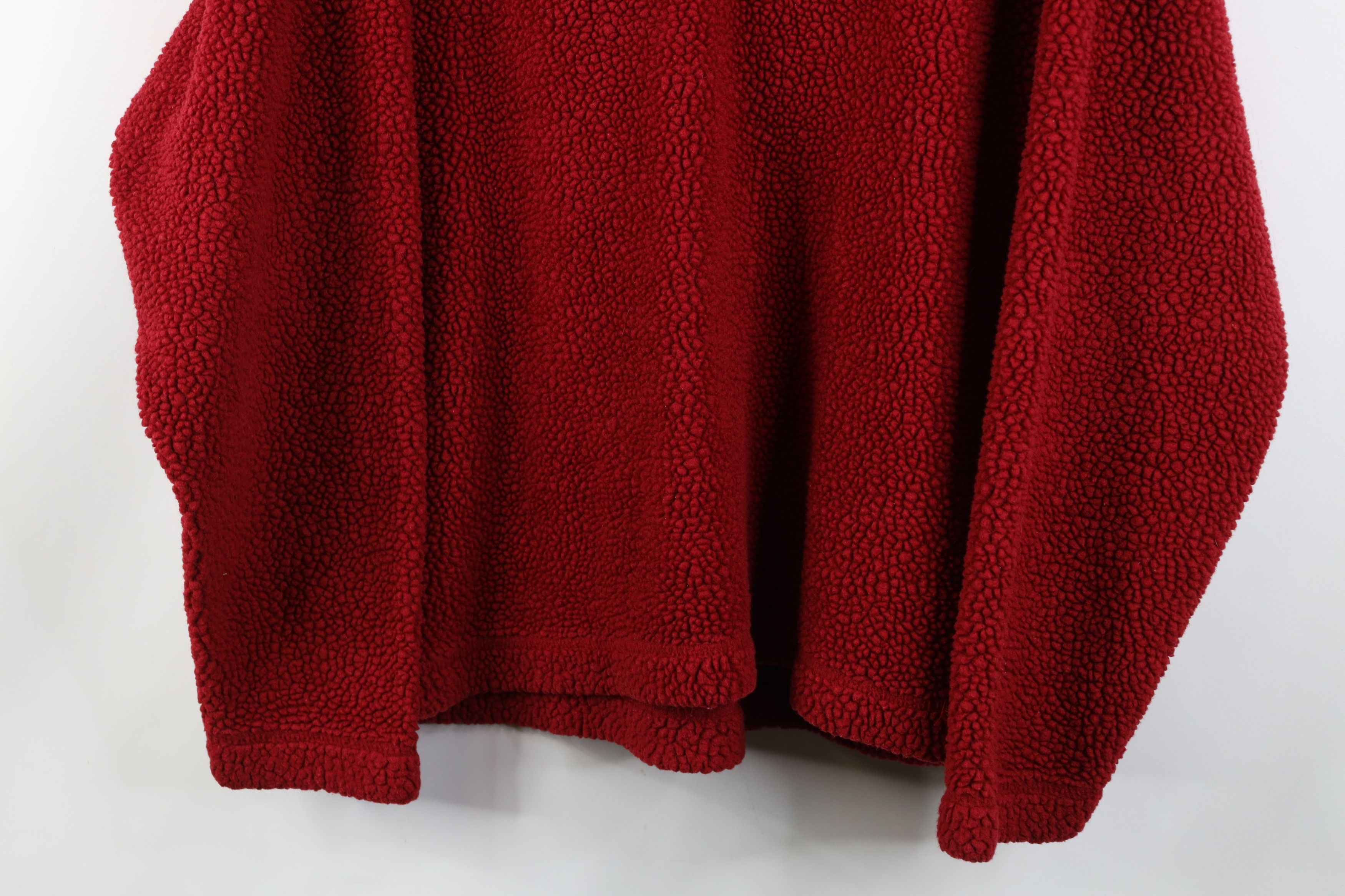 Gap Vintage 90s Gap 1/4 Quarter Half Zip Pullover Sweater Red Size US L / EU 52-54 / 3 - 3 Thumbnail