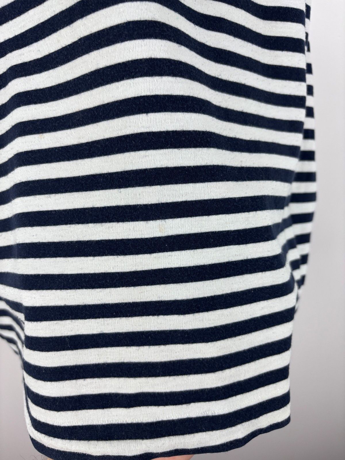 Comme des Garcons PLAY Comme Des Garcons Play Striped T-Shirt White Blue Size ~M Size M / US 6-8 / IT 42-44 - 6 Thumbnail