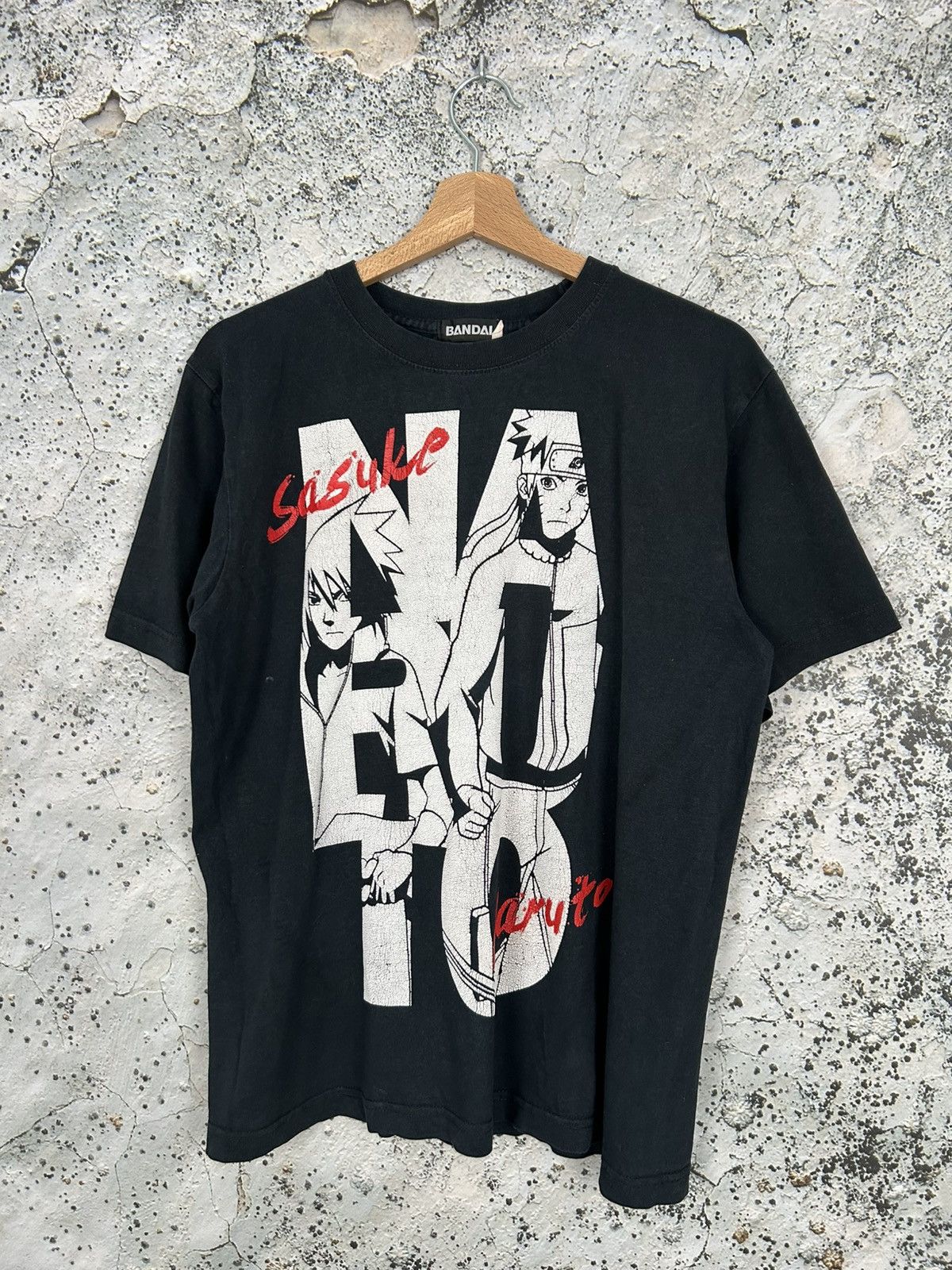 Japanese Brand Vintage Bandai Naruto 2002 Archive Anime Graphic Tee Rare Size US L / EU 52-54 / 3 - 1 Thumbnail