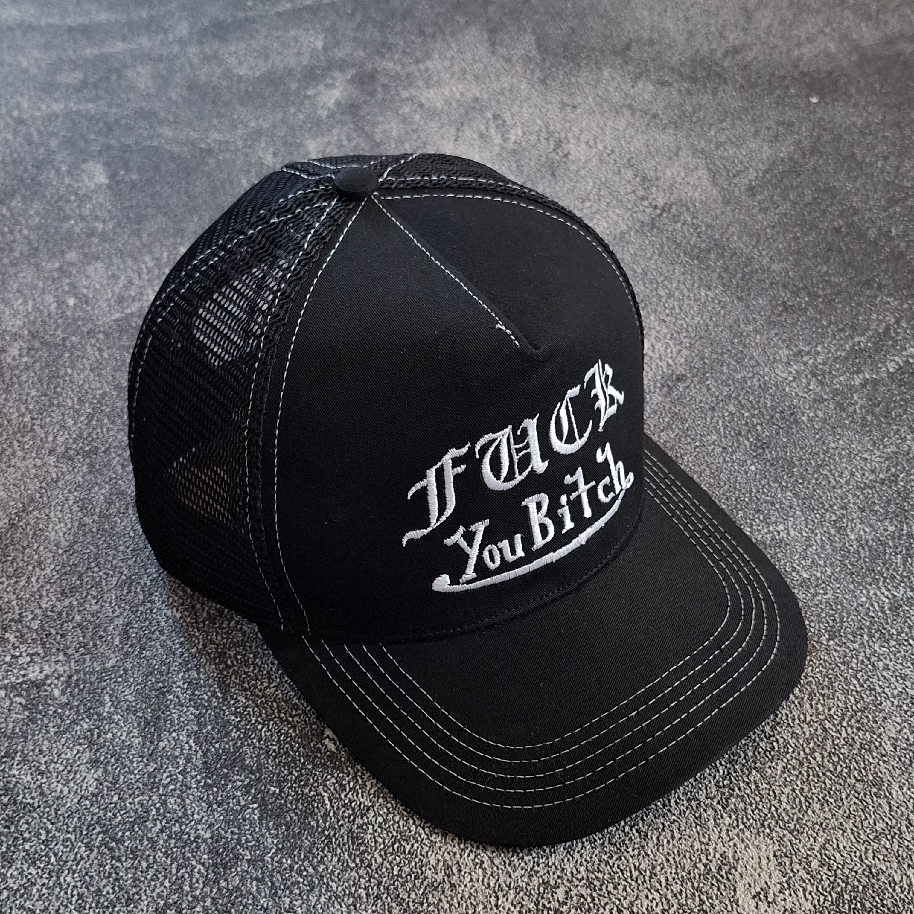 Vintage Vintage Fuck You Bitch Trucker Hat Size ONE SIZE - 2 Thumbnail