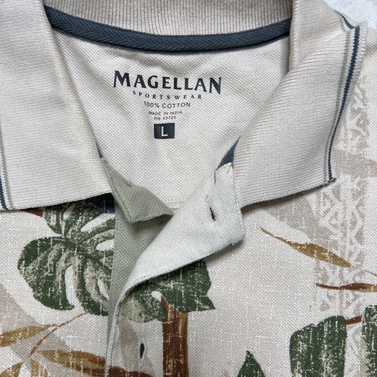 Other Magellan Outdoors Short Sleeve Golf Polo Shirt Men Sz LARGE Size US L / EU 52-54 / 3 - 3 Thumbnail