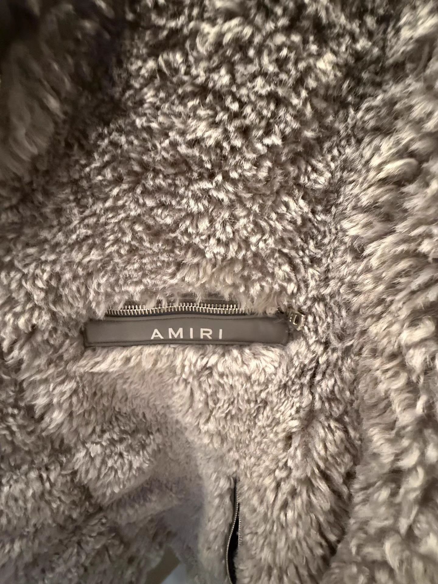 Amiri Gray Fuzzy Fleece Jacket Size US M / EU 48-50 / 2 - 4 Thumbnail