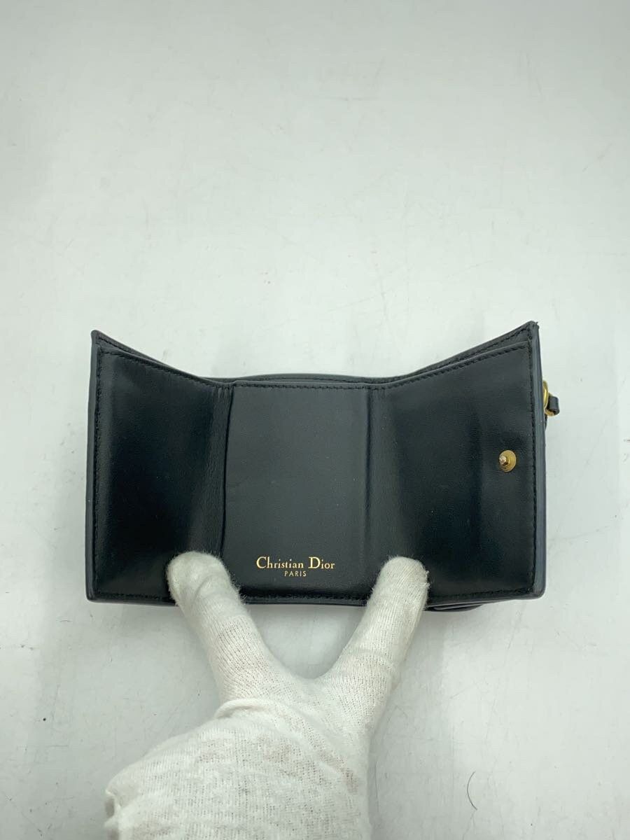 Dior Dior Leather Wallet Black Size ONE SIZE - 4 Thumbnail