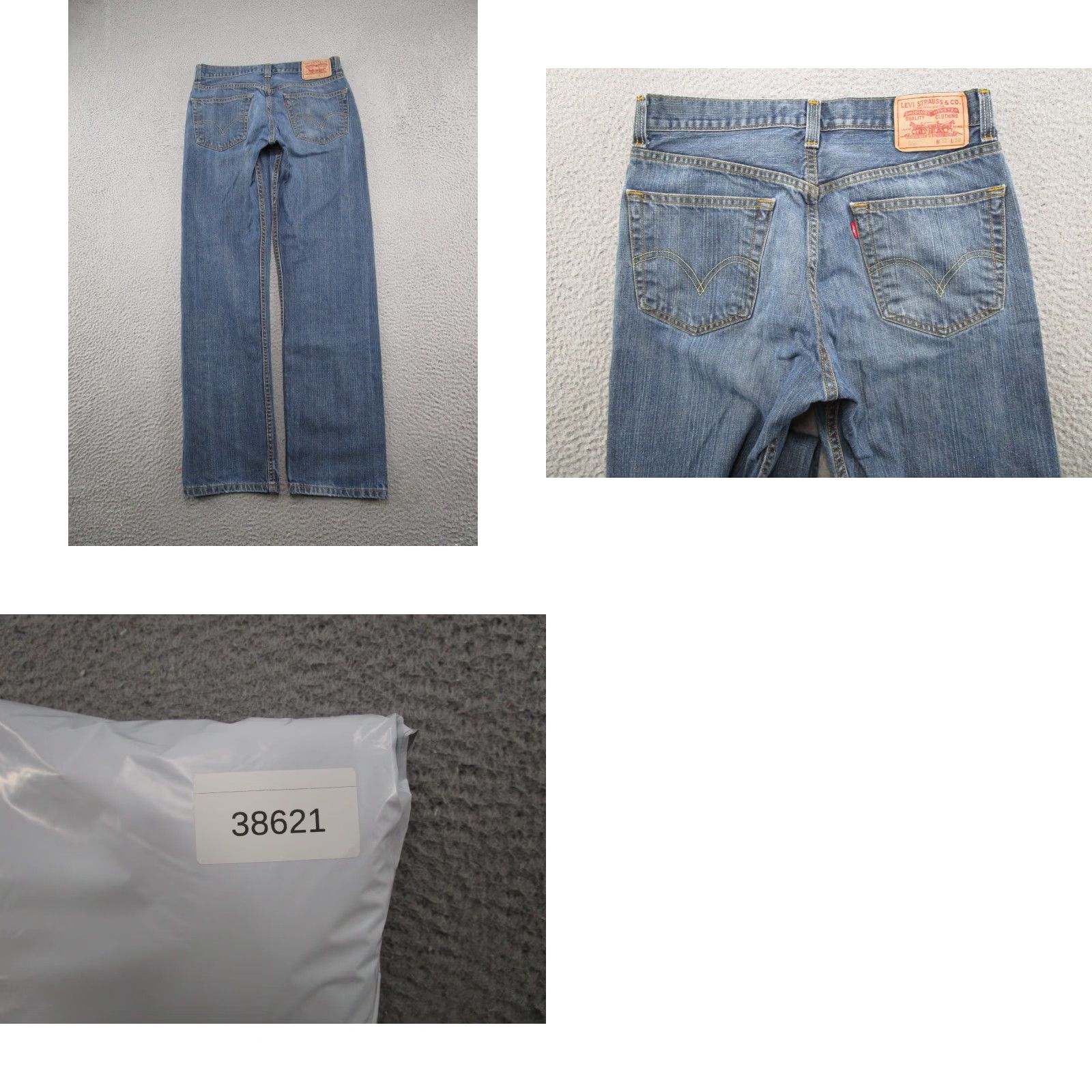 Levi's Levi's 505 Relaxed Straight Leg Blue Denim Jeans Size 32x32 Medium Wash Workwear Size US 32 / EU 48 - 9 Thumbnail