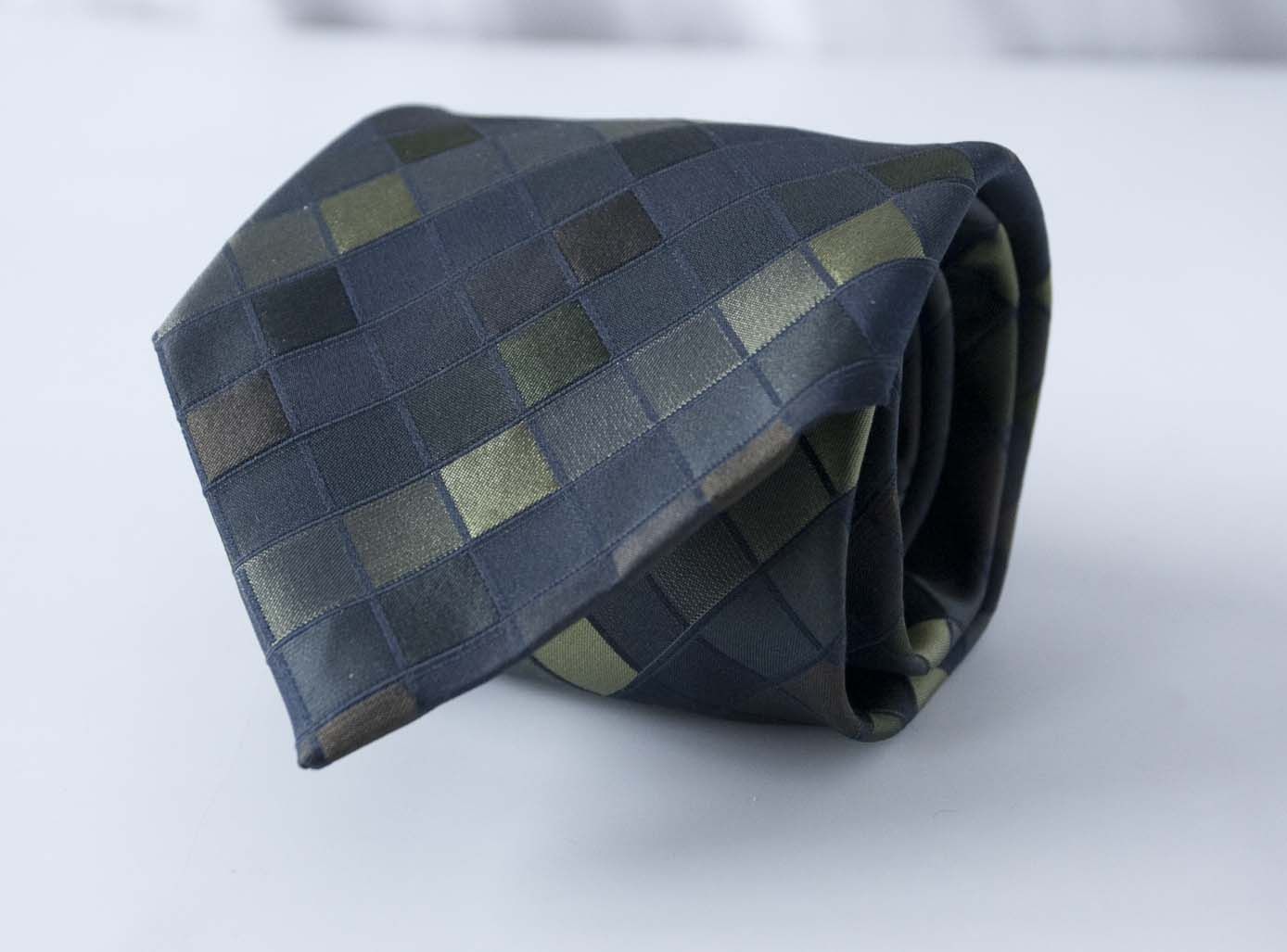 Altea Altea Milano Tie Dark Green 100% Silk Made in Italy Size ONE SIZE - 1 Thumbnail