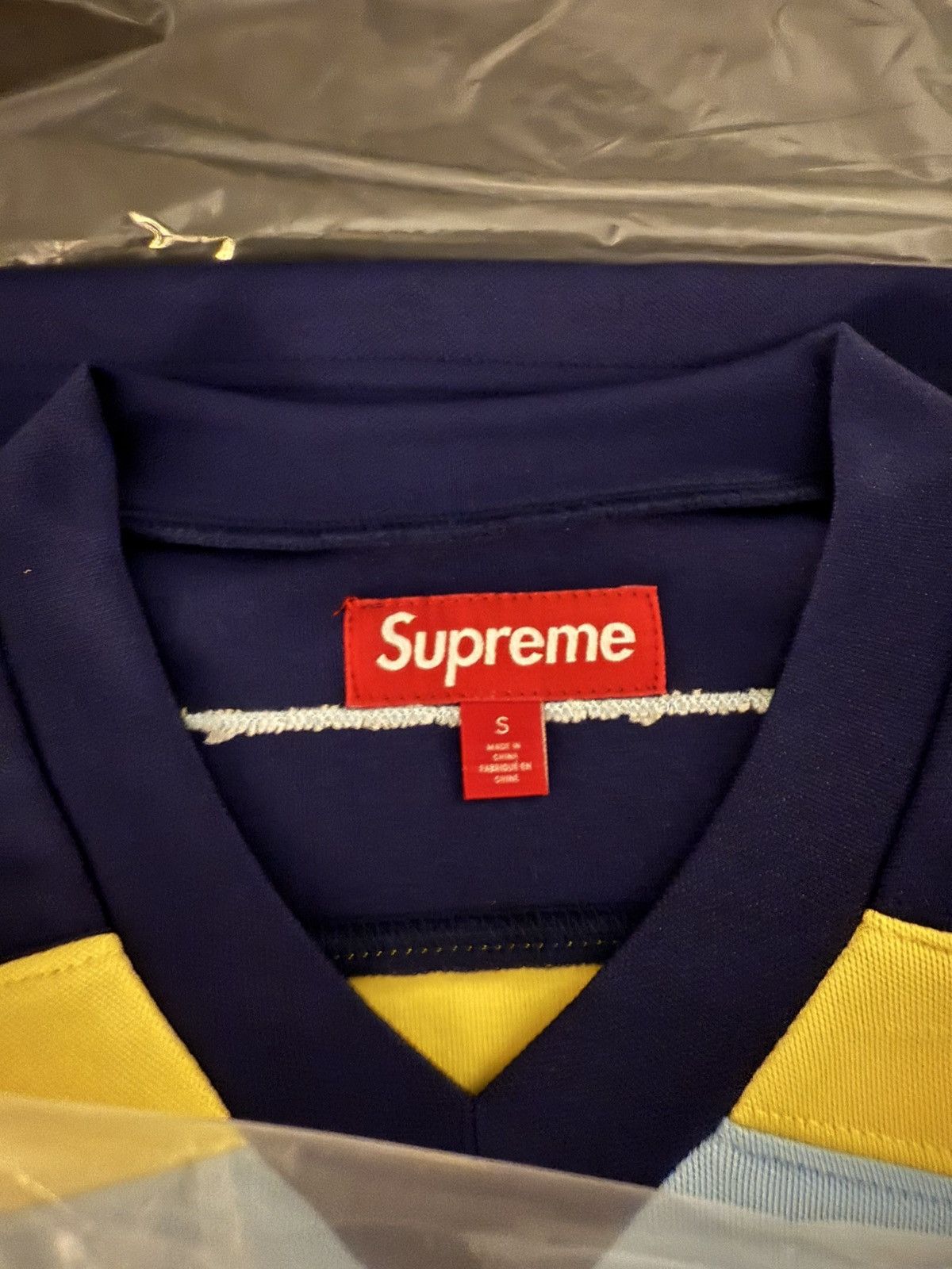 Supreme Supreme Fire & Ice Hockey Jersey Light Blue size Small Size US S / EU 44-46 / 1 - 3 Thumbnail