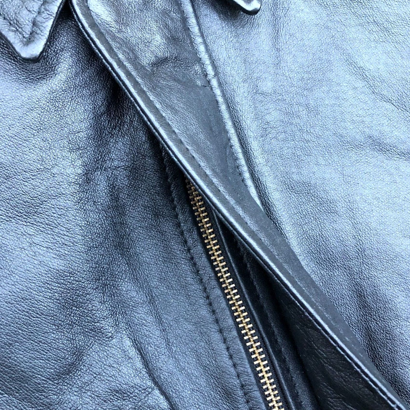 Vintage VTG WILSONS Leather Jacket Mens Black Thinsulate Full Zip Bomber Coat Jacket Size US L / EU 52-54 / 3 - 6 Thumbnail