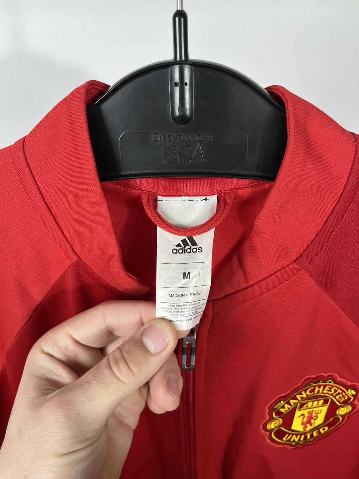 Adidas Adidas Manchester United 2015 Track Jacket Soccer Size M Size US M / EU 48-50 / 2 - 4 Thumbnail