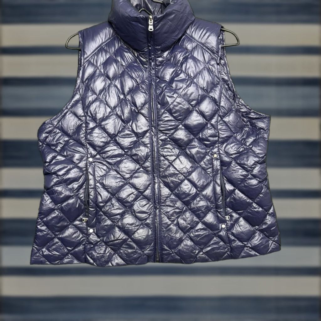 Polo Ralph Lauren Ralph Lauren Down Vest Womens XL Quilted Zip Up Equestrian Logo Puffer Grape Size XL / US 12-14 / IT 48-50 - 1 Thumbnail