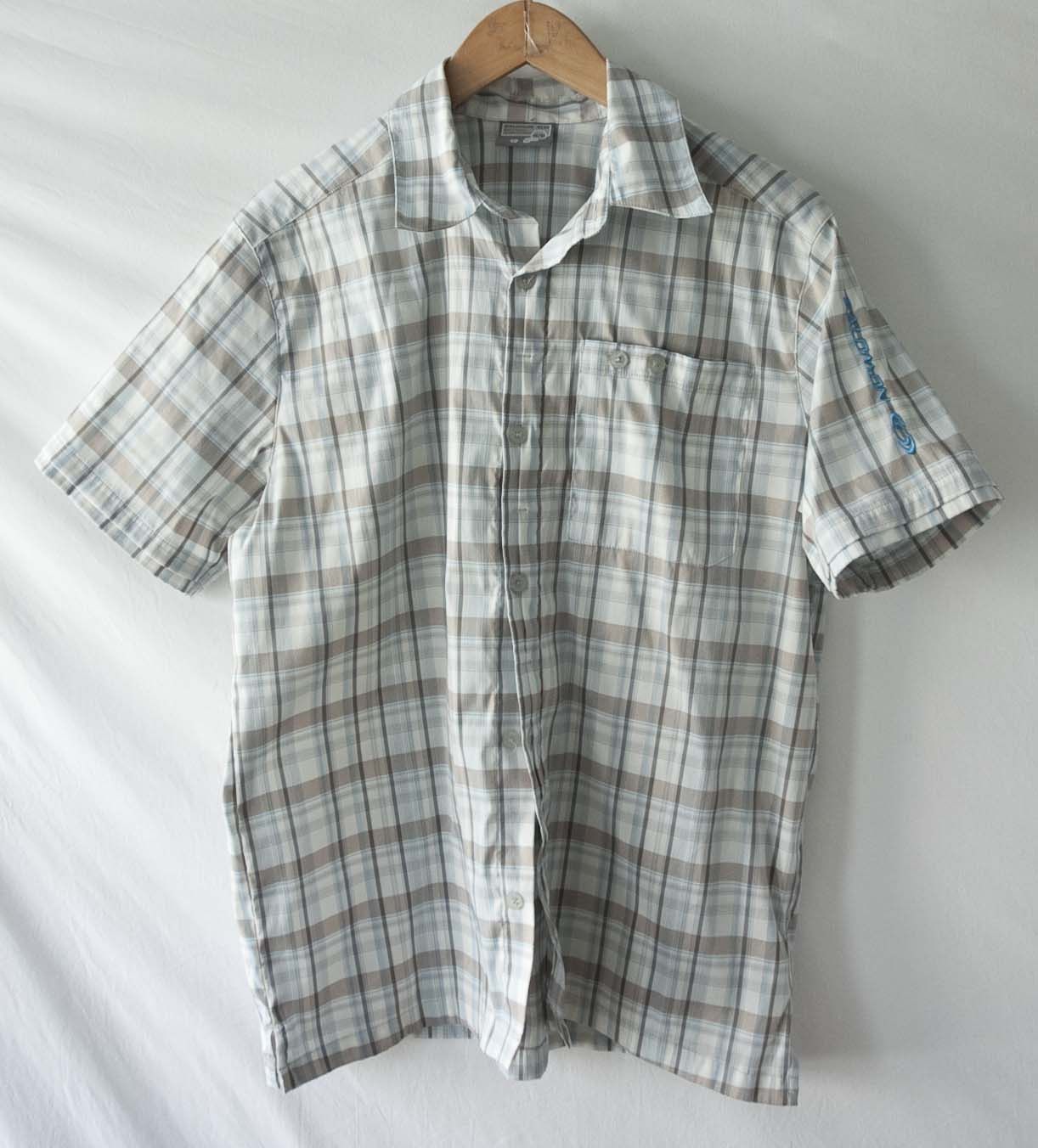 Salomon Salomon Shirt Short Sleeve Size M Multicolor Plaid Size US M / EU 48-50 / 2 - 2 Thumbnail