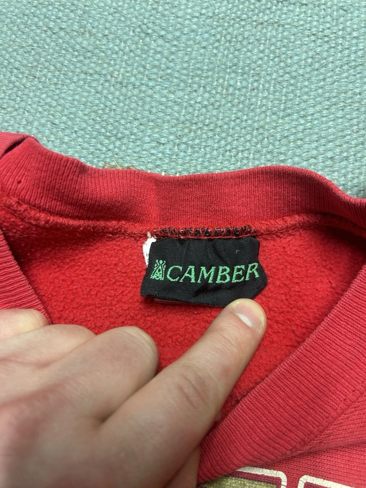 Vintage Vtg Camber sweatshirt San Francisco 49ers helmet large Size US L / EU 52-54 / 3 - 8 Thumbnail