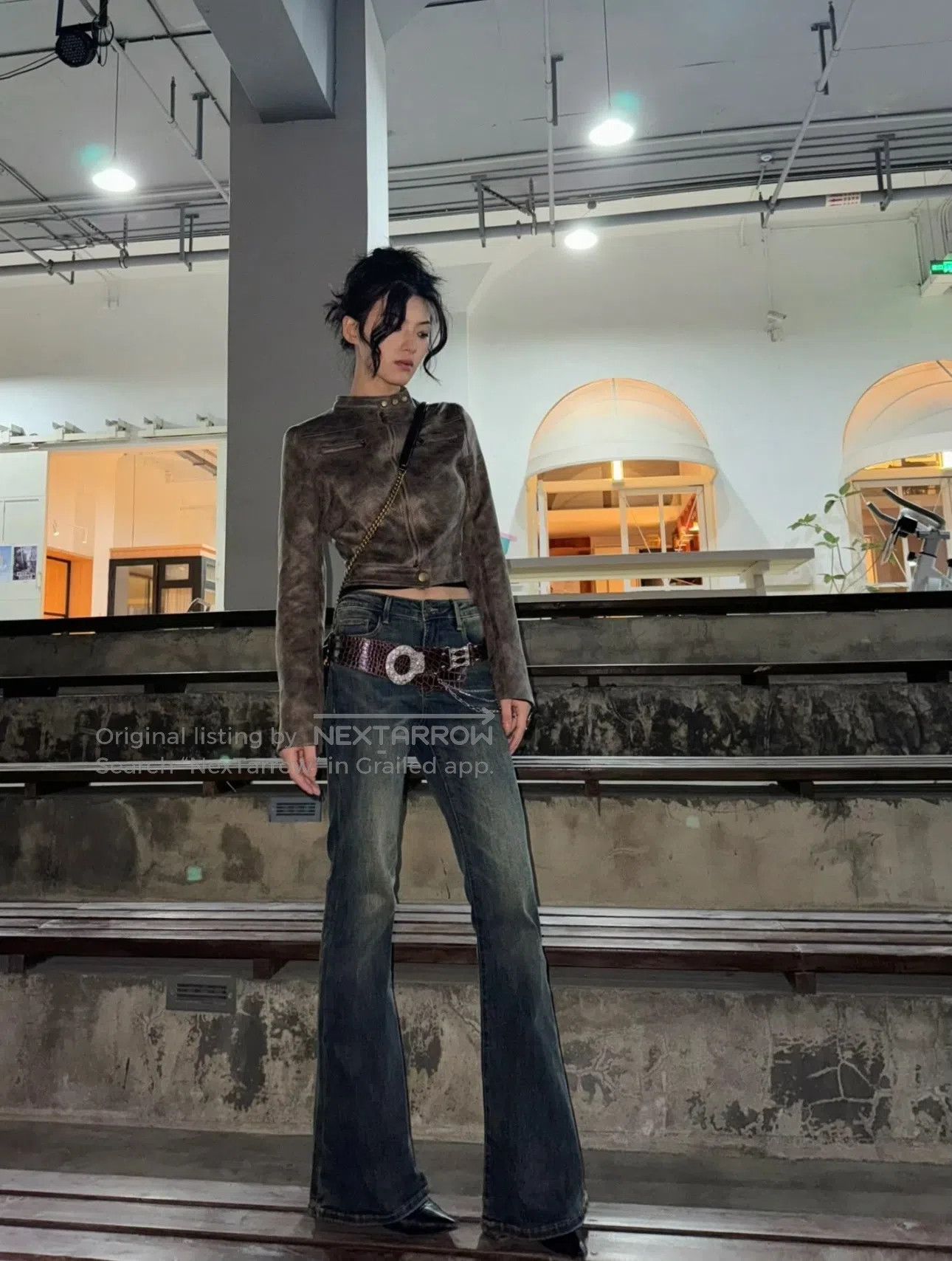 Miaou Kl09962 Distressed Jacket Size Us|I in Gray, Women's (Size Xs) — image 3 of 6
