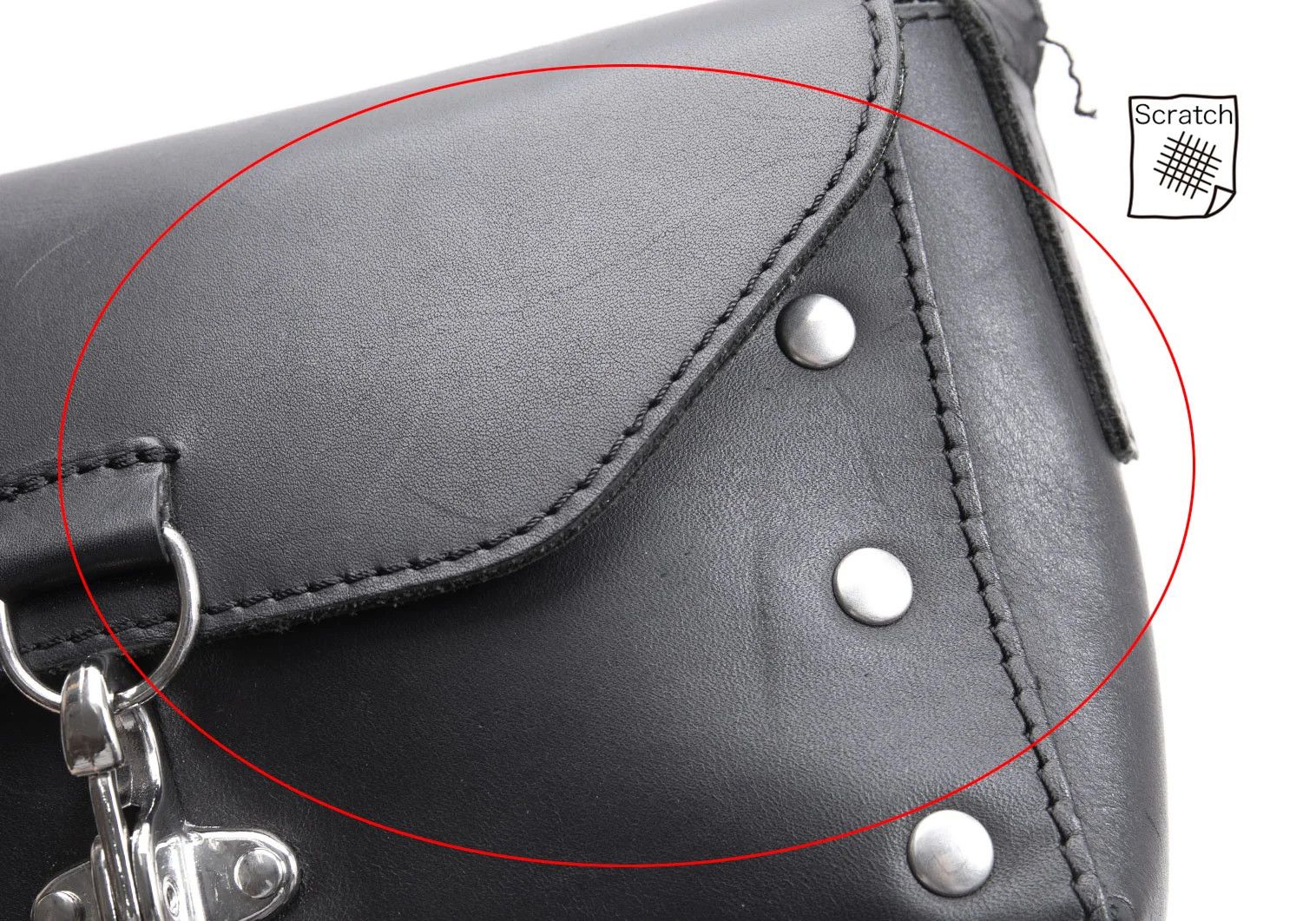 Maison Margiela Foil Leather Shoulder Bag in Black and Silver Size ONE SIZE - 4 Thumbnail