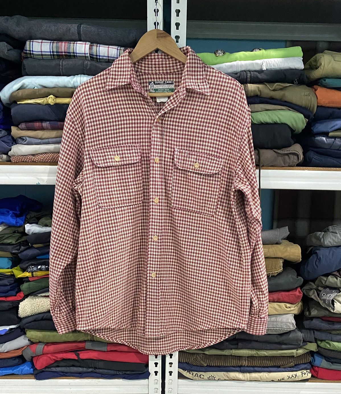 Sugar Cane Sugar Cane Toyo Enterprise Quilted Long Sleeve Shirt Size US L / EU 52-54 / 3 - 1 Thumbnail