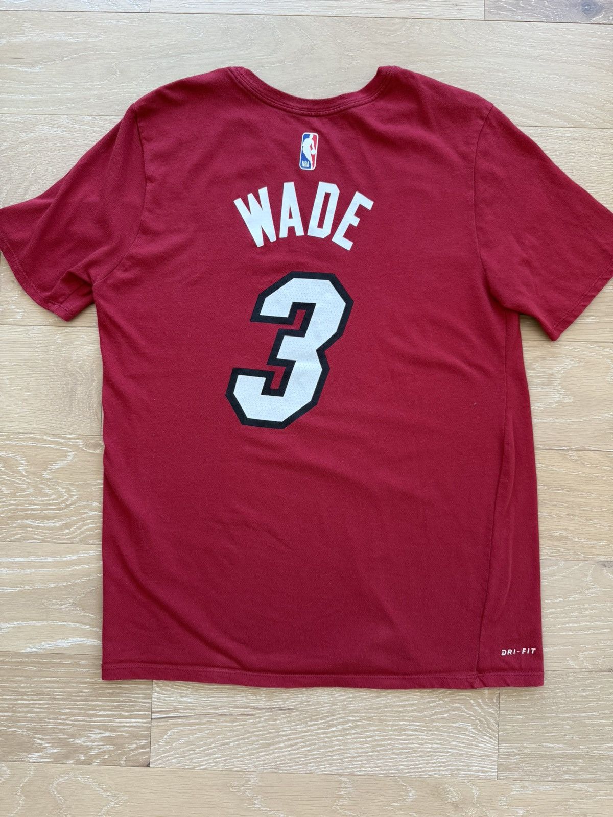 Nike Nike Miami Heat Dwayne Wade NBA Shirt Size US L / EU 52-54 / 3 - 10 Thumbnail