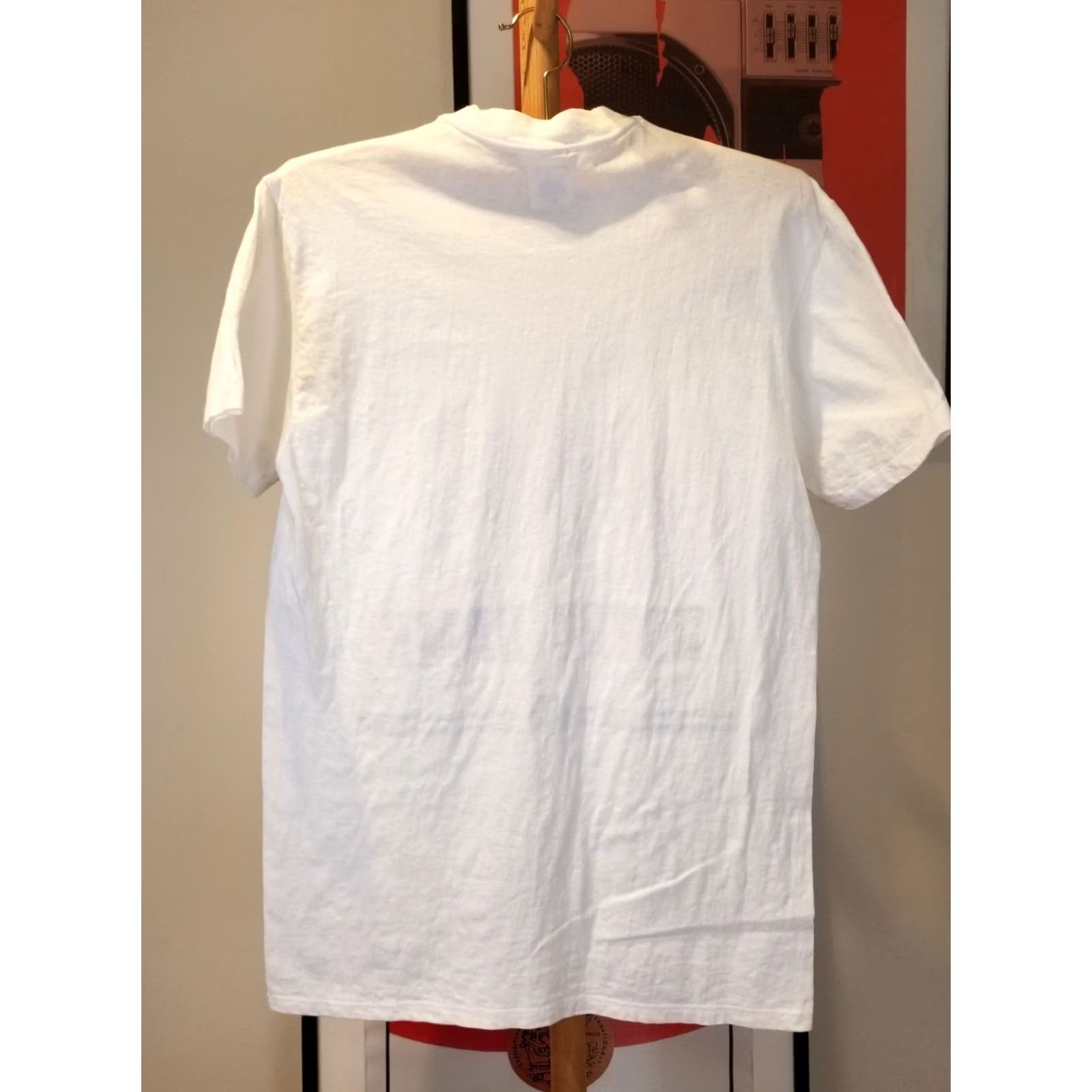 Vintage VINTAGE Notre Dame College SINGLE STITCH White Cotton T-Shirt SZ LARGE Mens Crew Neck Short Sleeve 1980s 90s CRABLE SPORTWEAR Shirt White Mens T-Shirt Size US L / EU 52-54 / 3 - 6 Thumbnail
