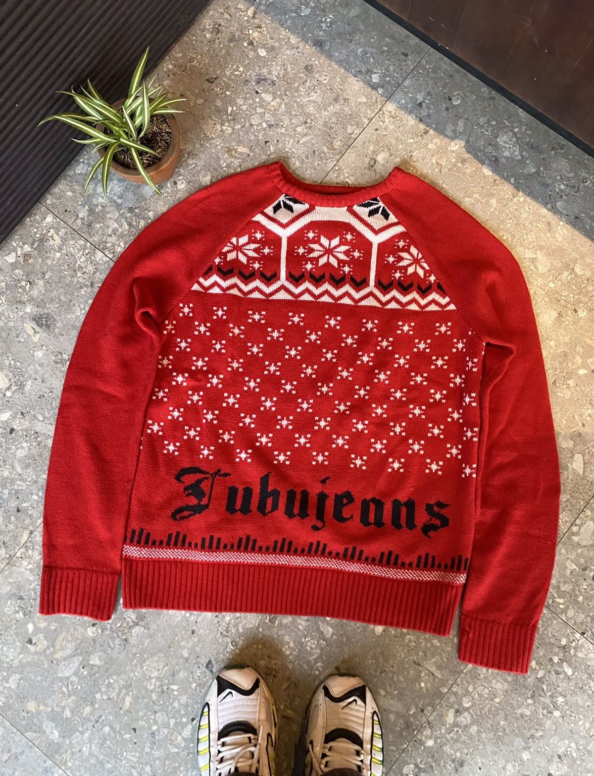 Fubu × Vintage 💥Rare💥Fubu Spell Out Knitwear Size US L / EU 52-54 / 3 - 1 Thumbnail