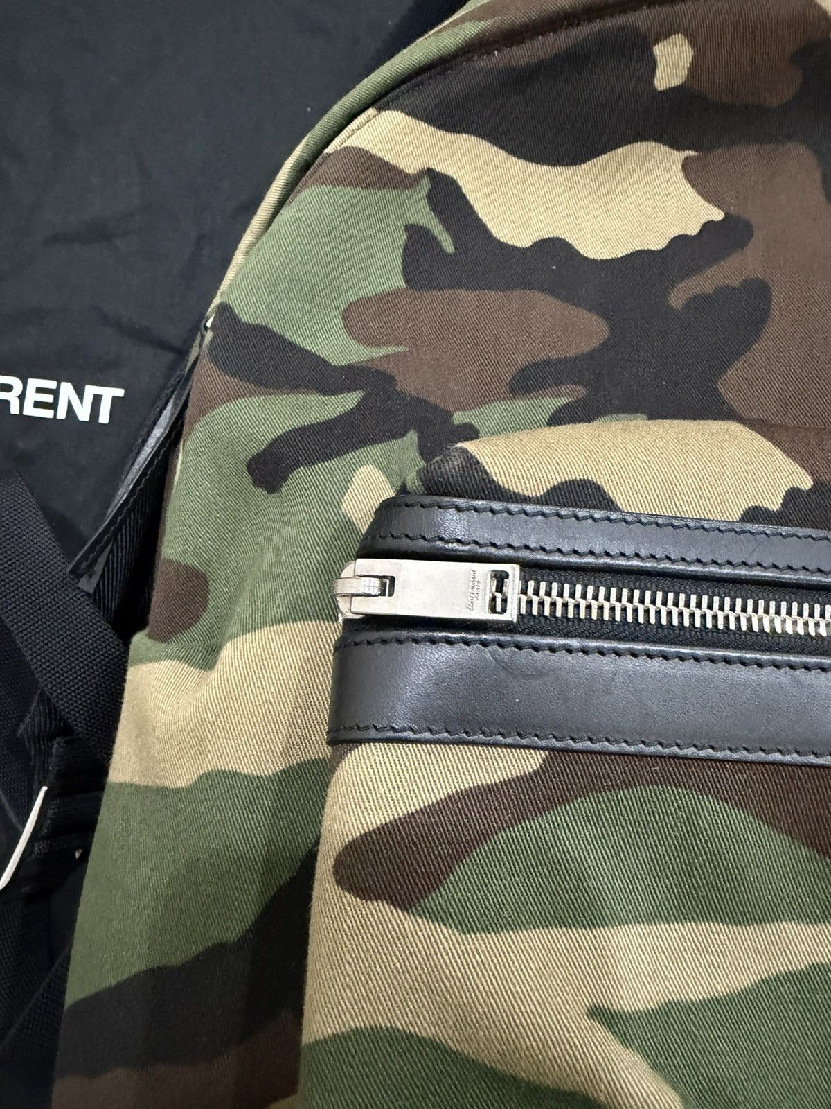 Saint Laurent Paris Saint Laurent City Backpack Camo & Black Size ONE SIZE - 3 Thumbnail