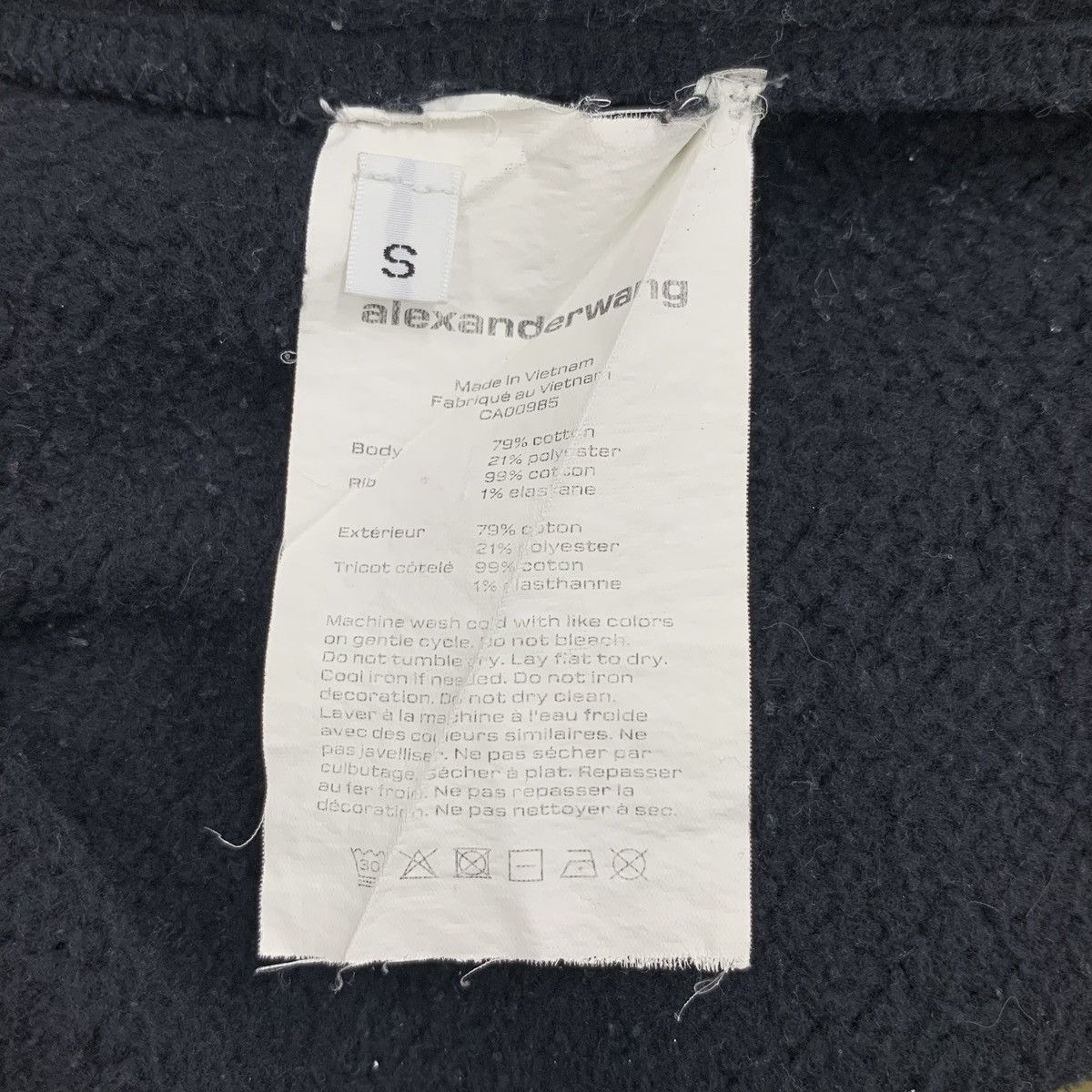 Alexander Wang Alexander Wang Logo Printed Cuffed Casual Sports Pants K26WX Size 25" / US 0 / IT 36 - 7 Thumbnail