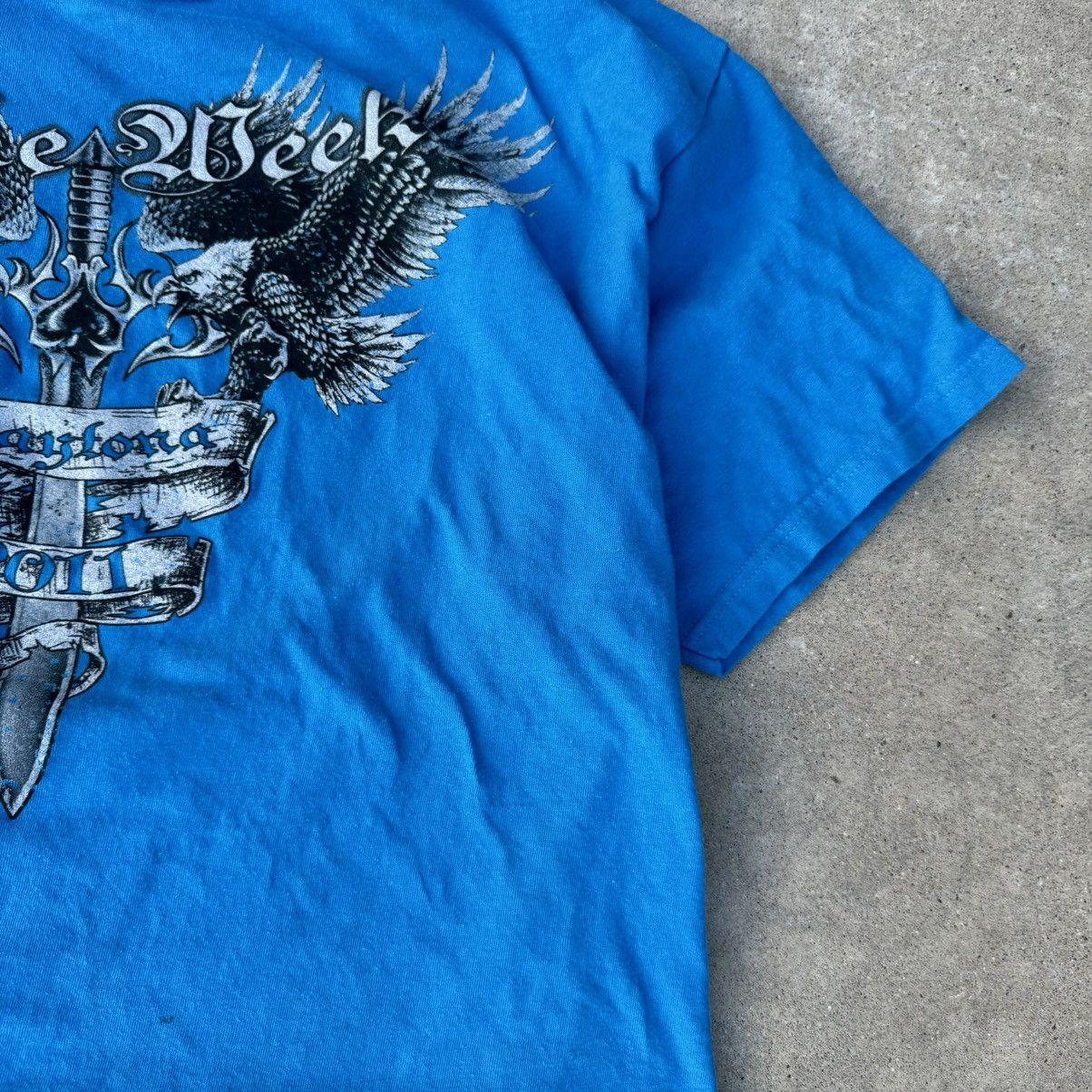 Affliction × Harley Davidson × JNCO Vintage Y2K Blue Biker Fest AOP Graphic Tee Fits XL Size US XL / EU 56 / 4 - 6 Thumbnail